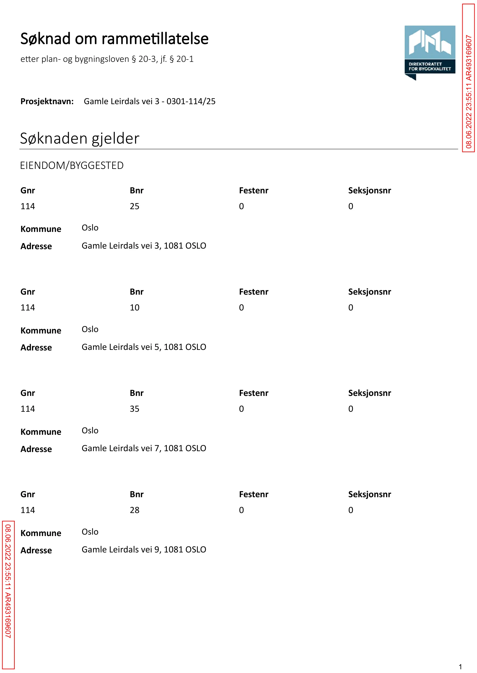 Søknad om rammetillatelse
