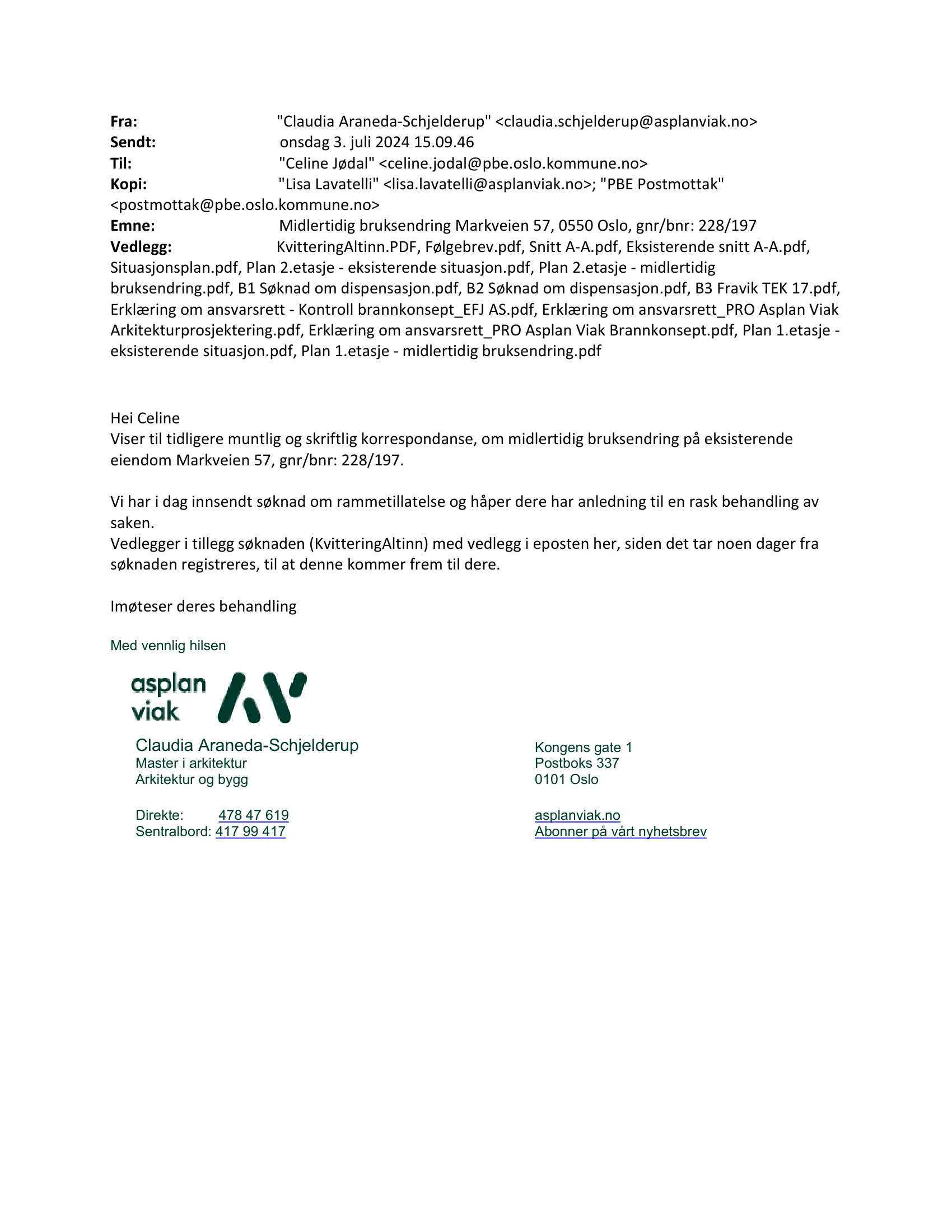 Søknad om rammetillatelse