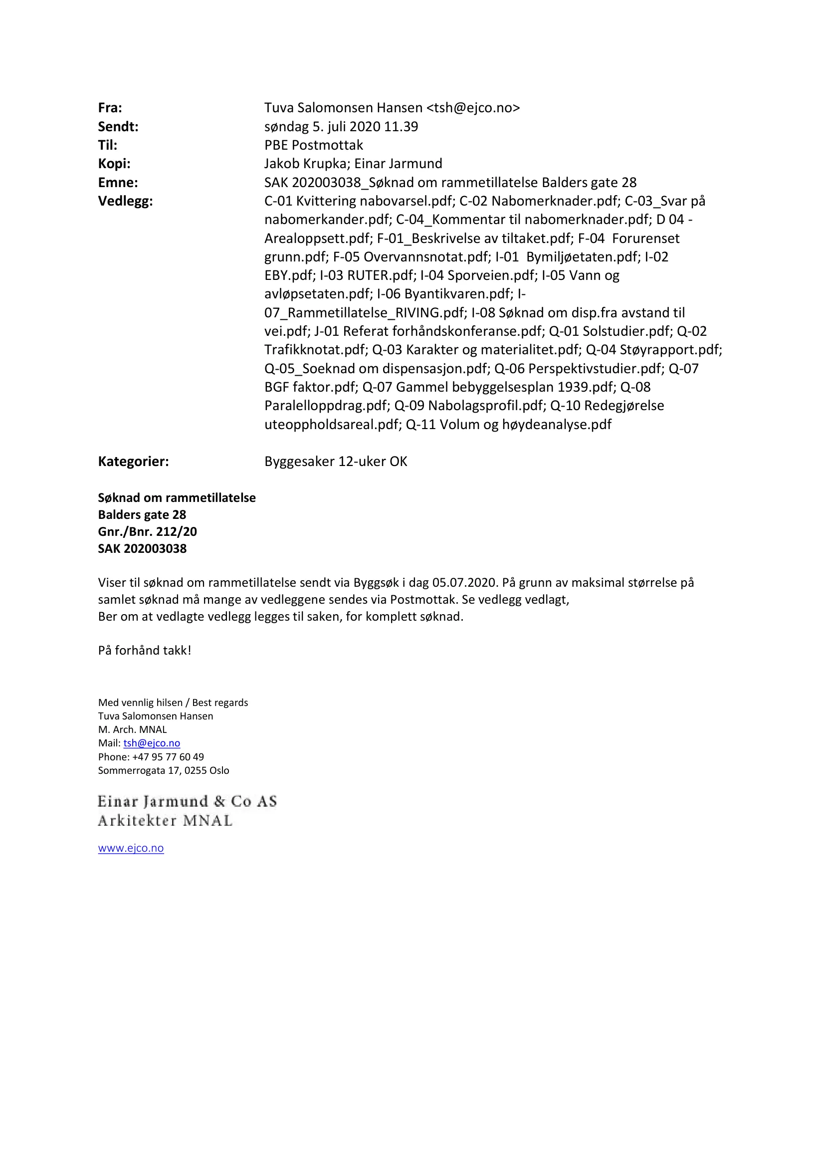 Søknad om rammetillatelse