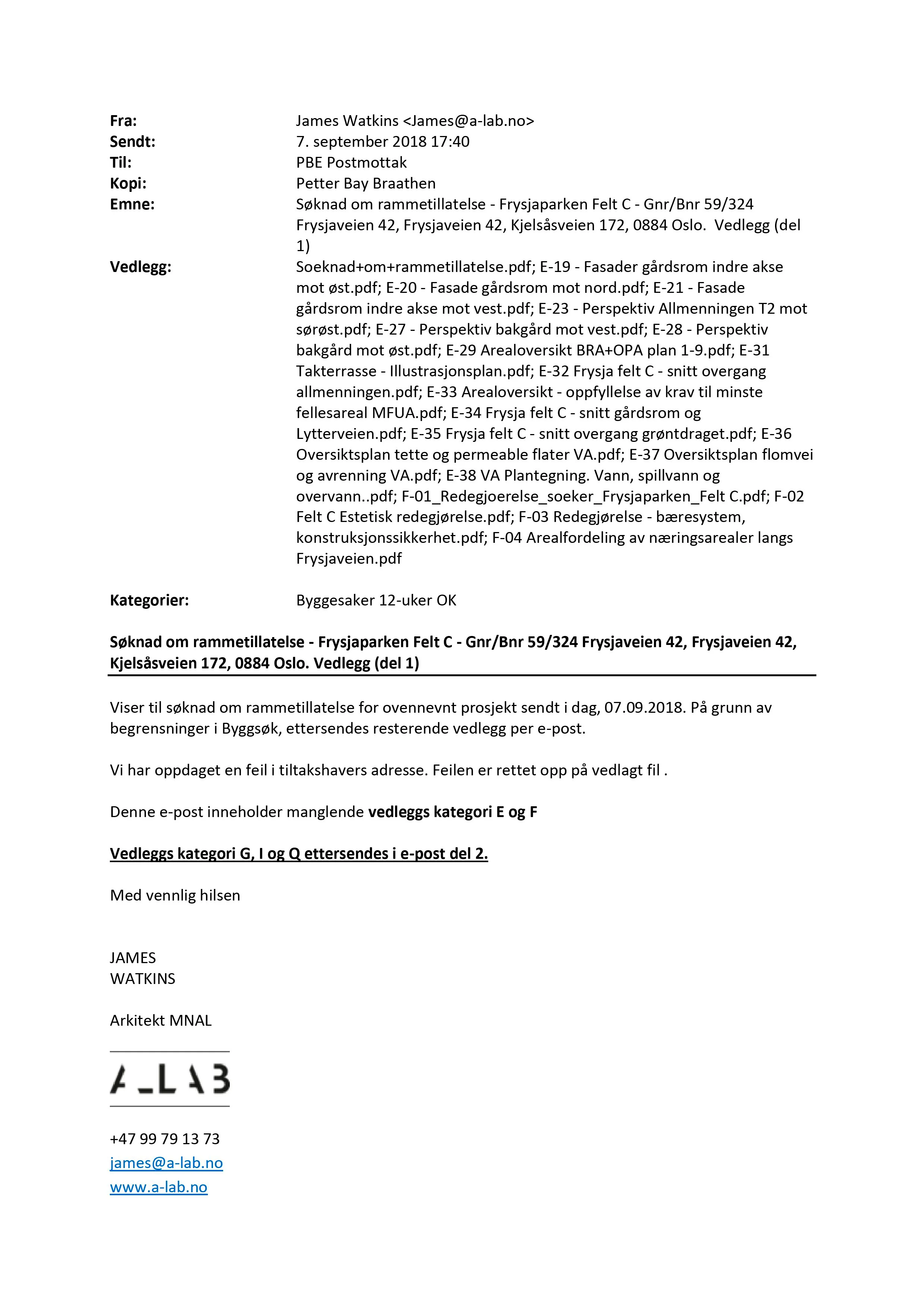 Søknad om rammetillatelse