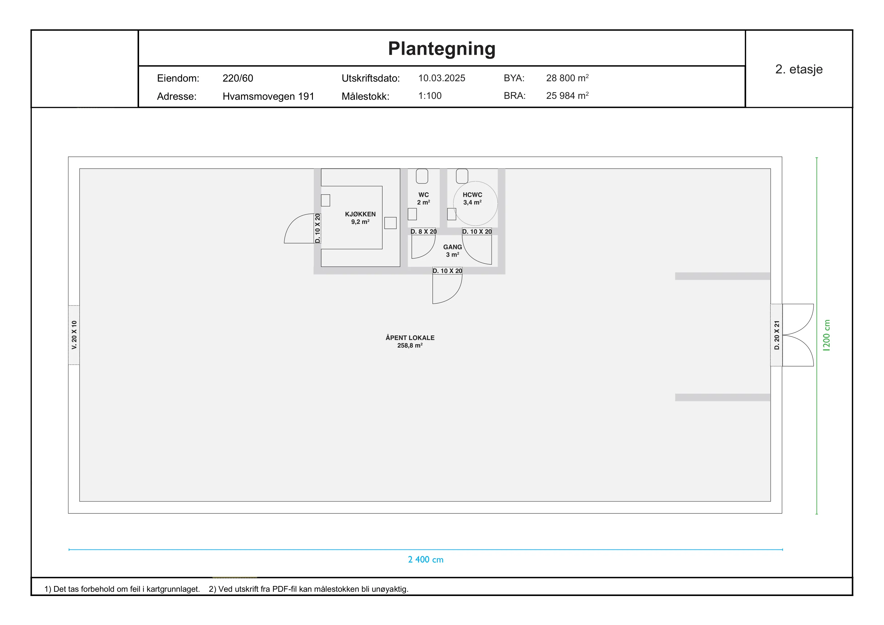 Plantegning