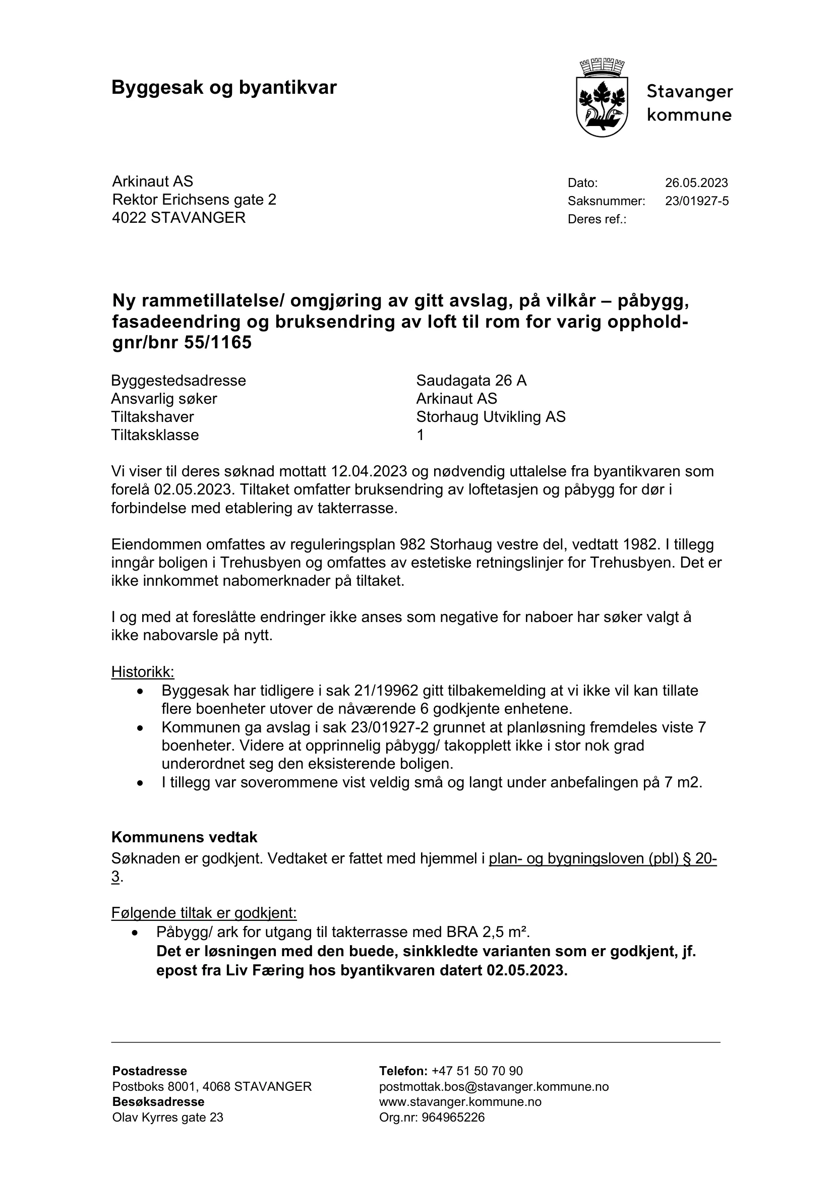 Søknad om rammetillatelse