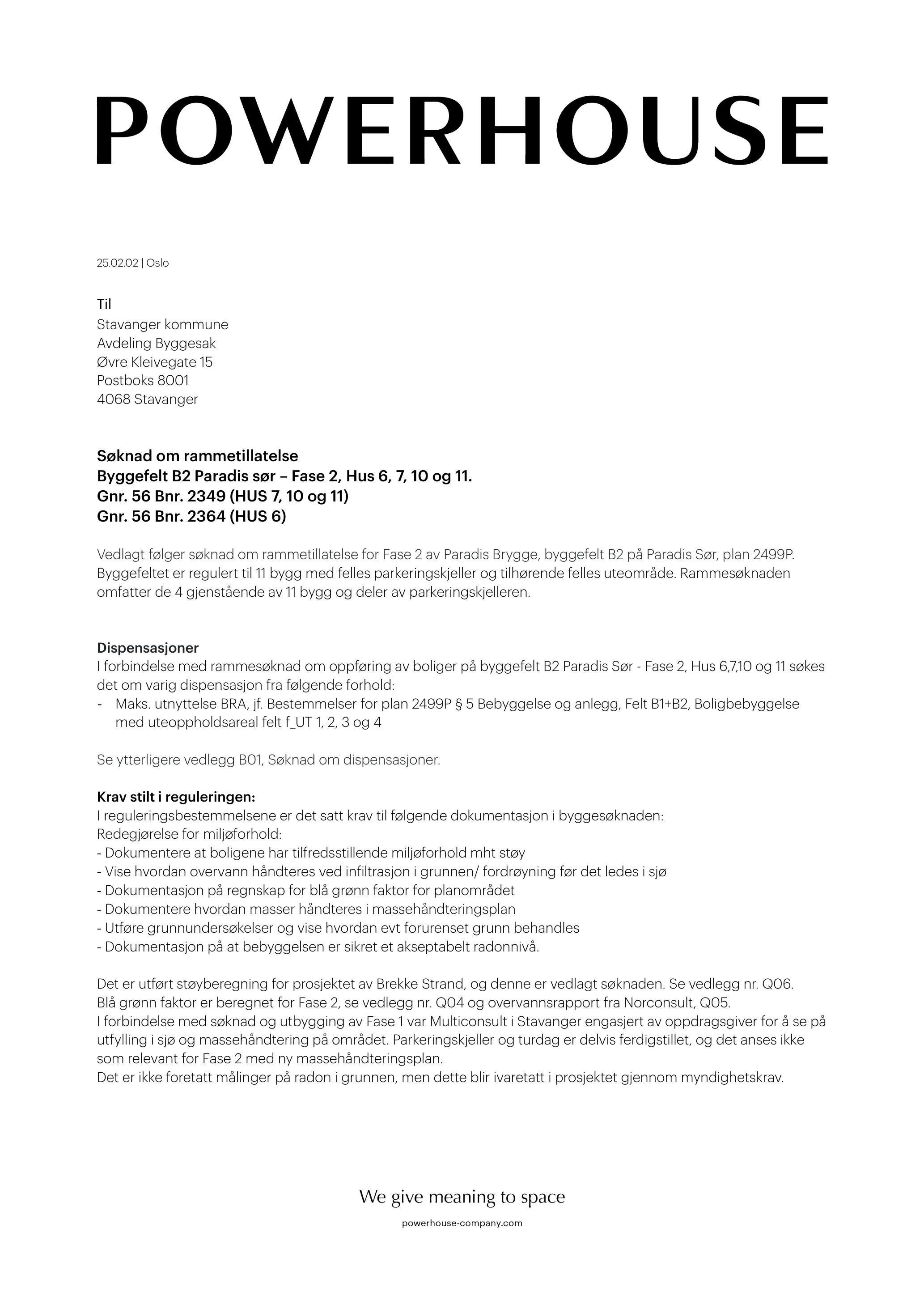 Søknad om rammetillatelse