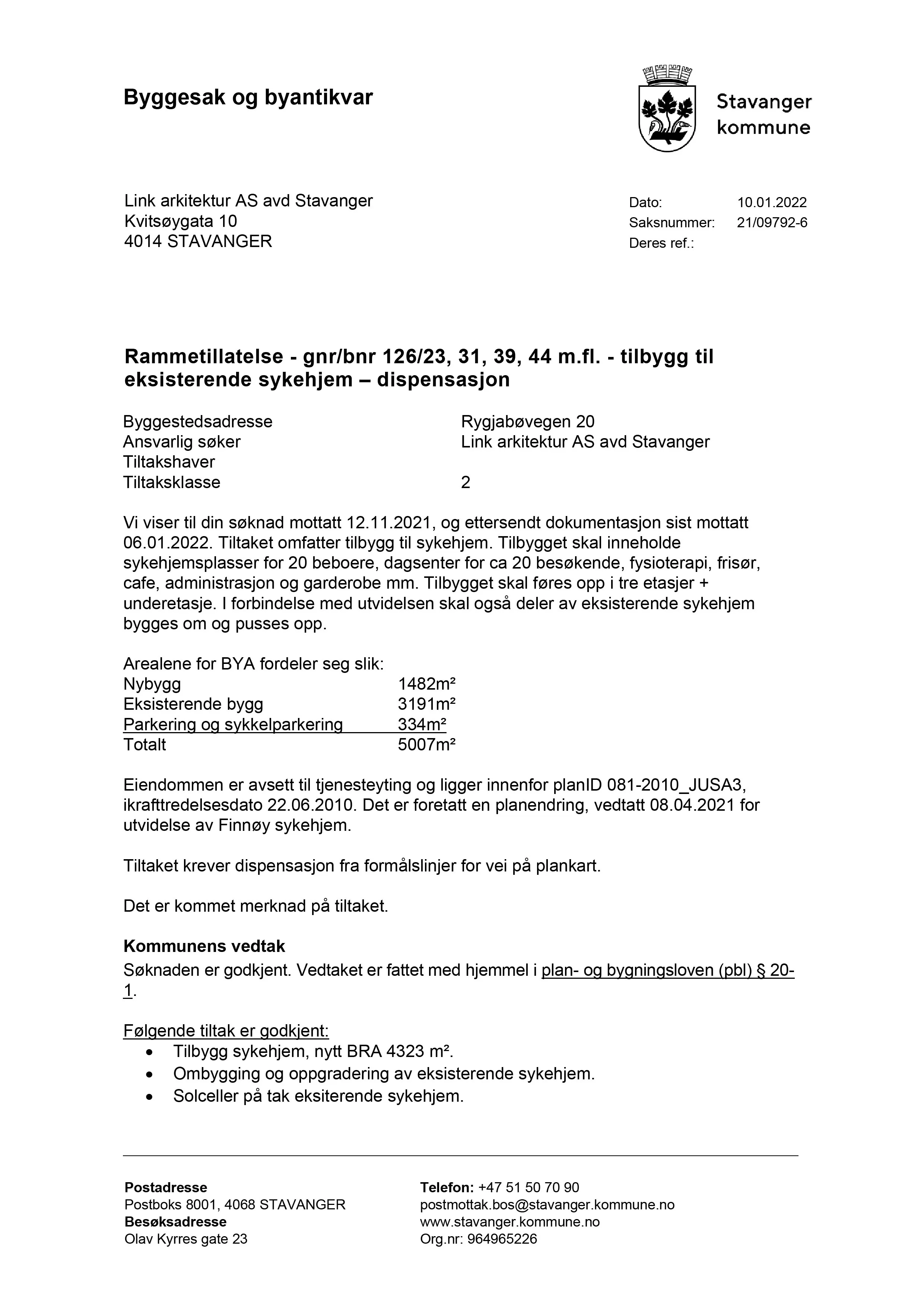 Søknad om rammetillatelse