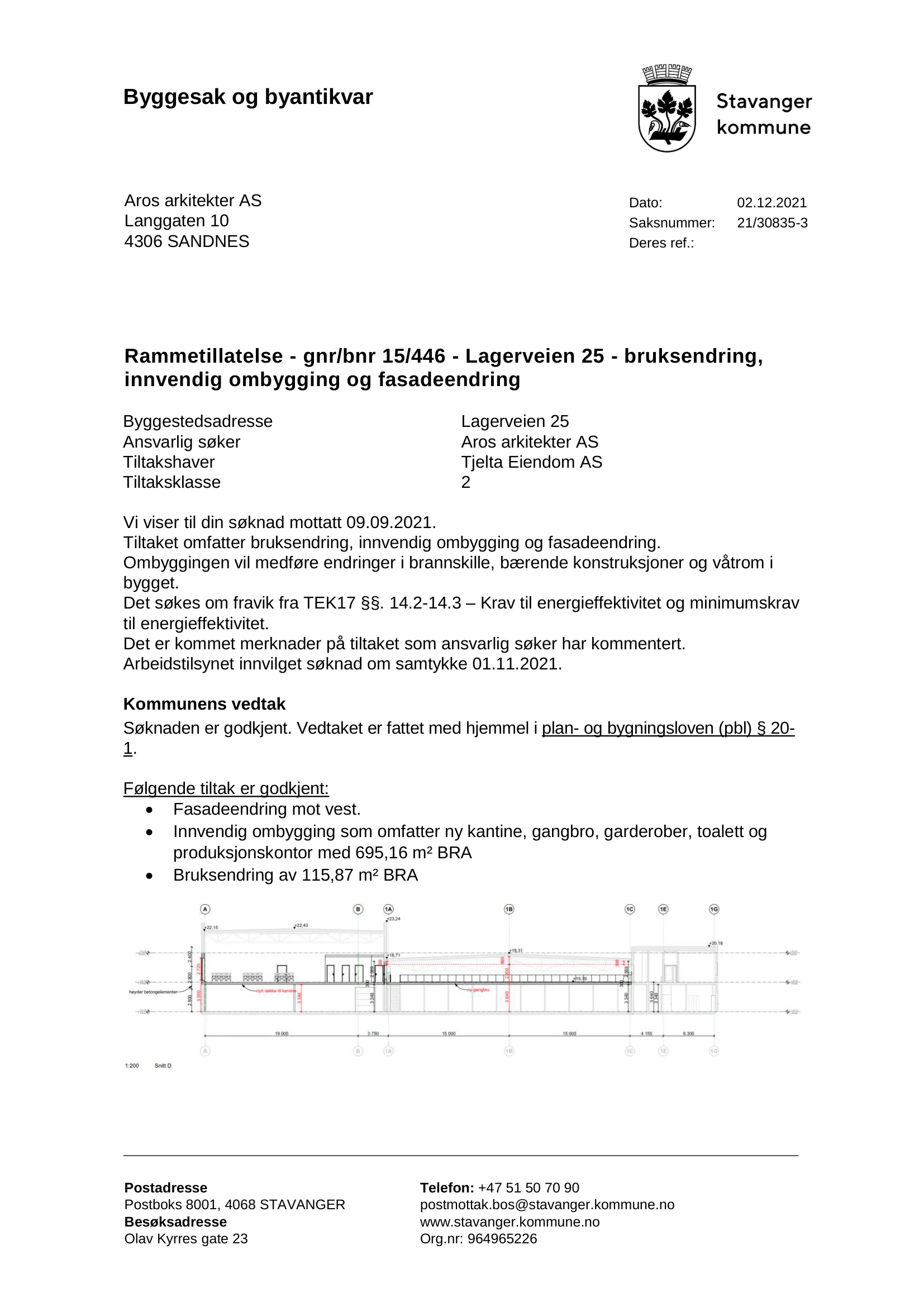Søknad om rammetillatelse