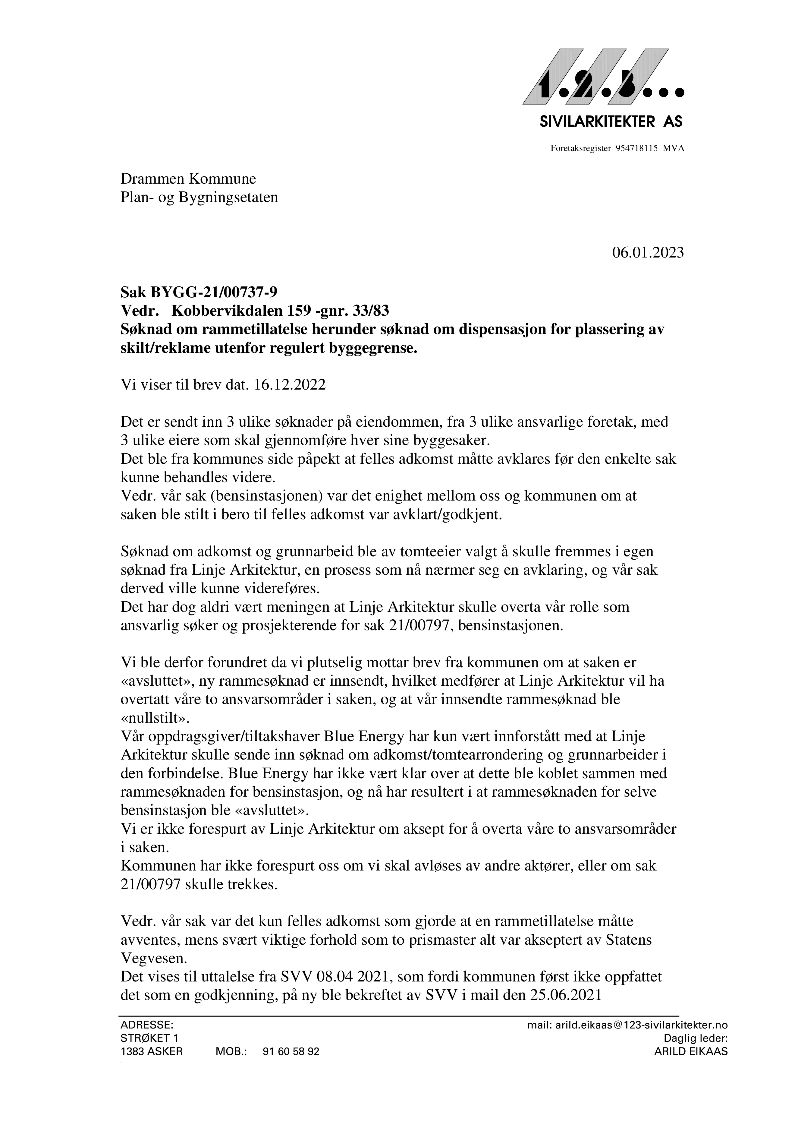 Søknad om rammetillatelse