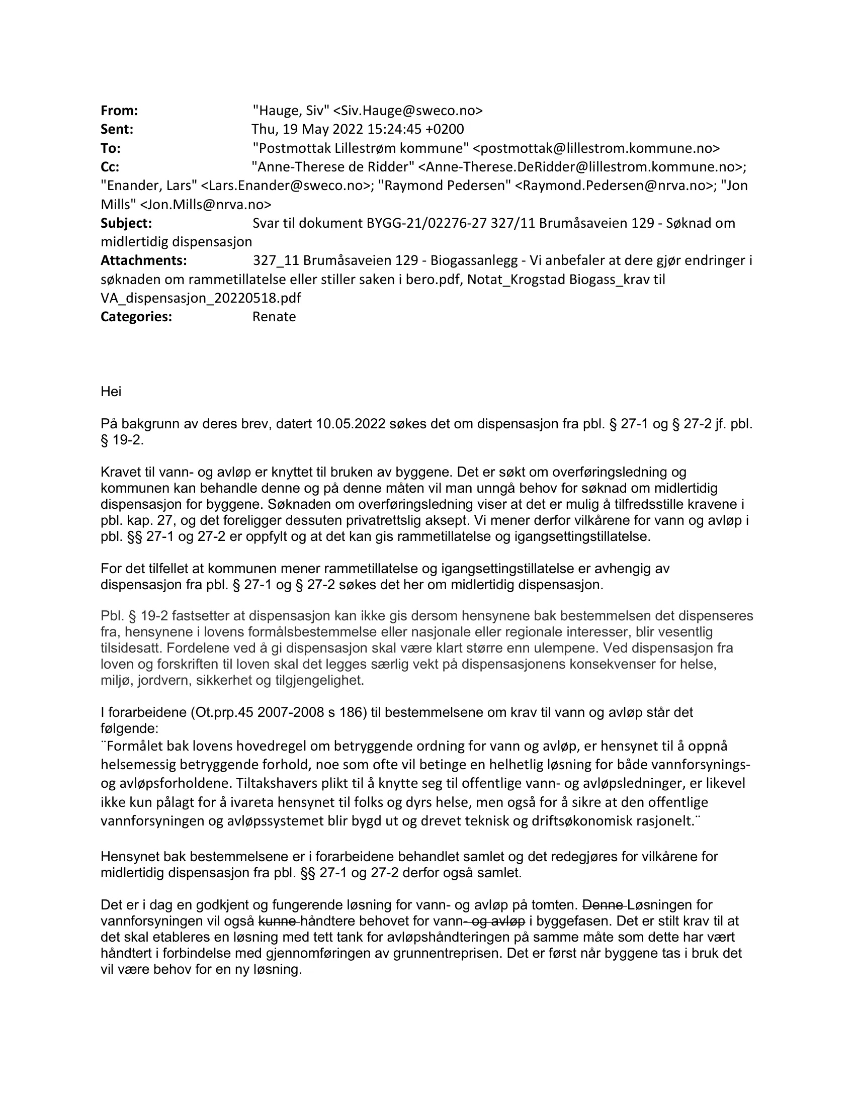 Søknad om rammetillatelse