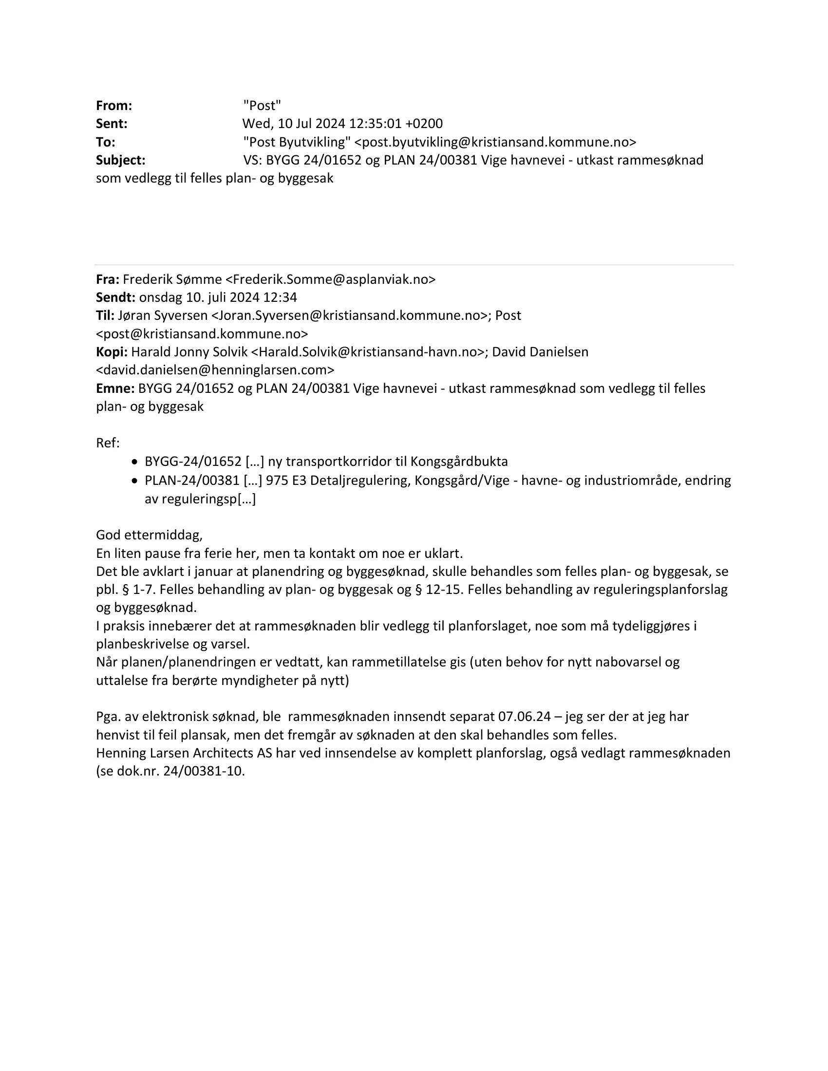 Søknad om rammetillatelse