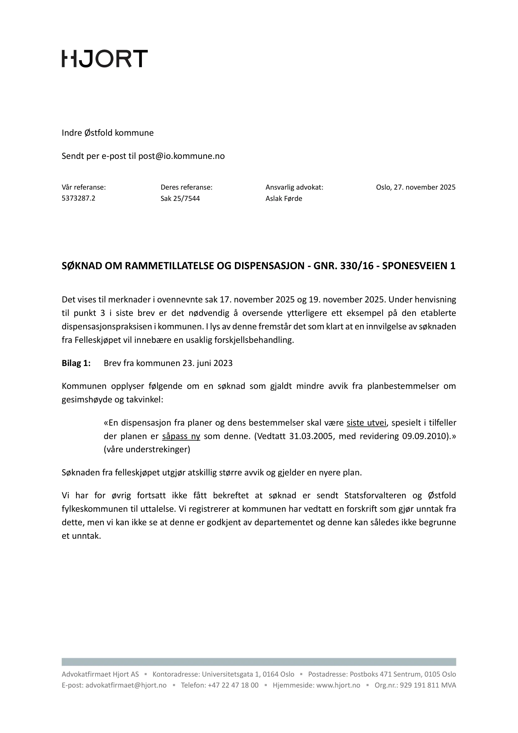 Søknad om rammetillatelse