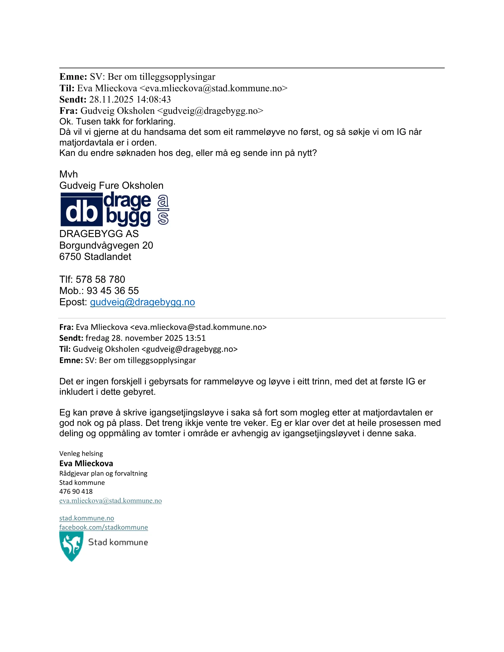 Søknad om rammetillatelse