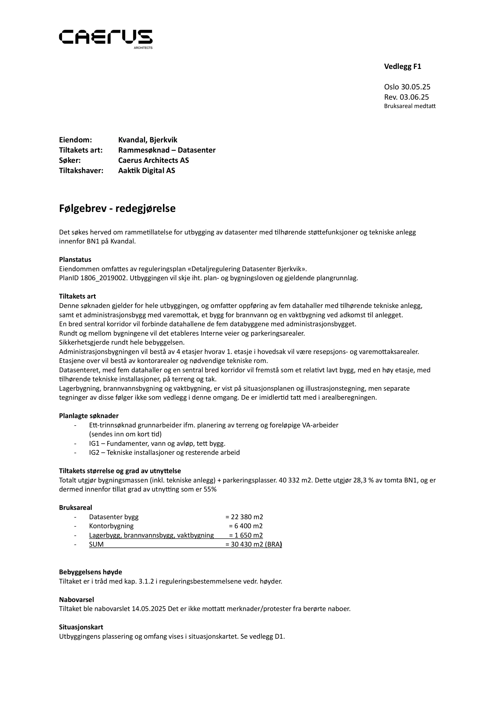 Søknad om rammetillatelse