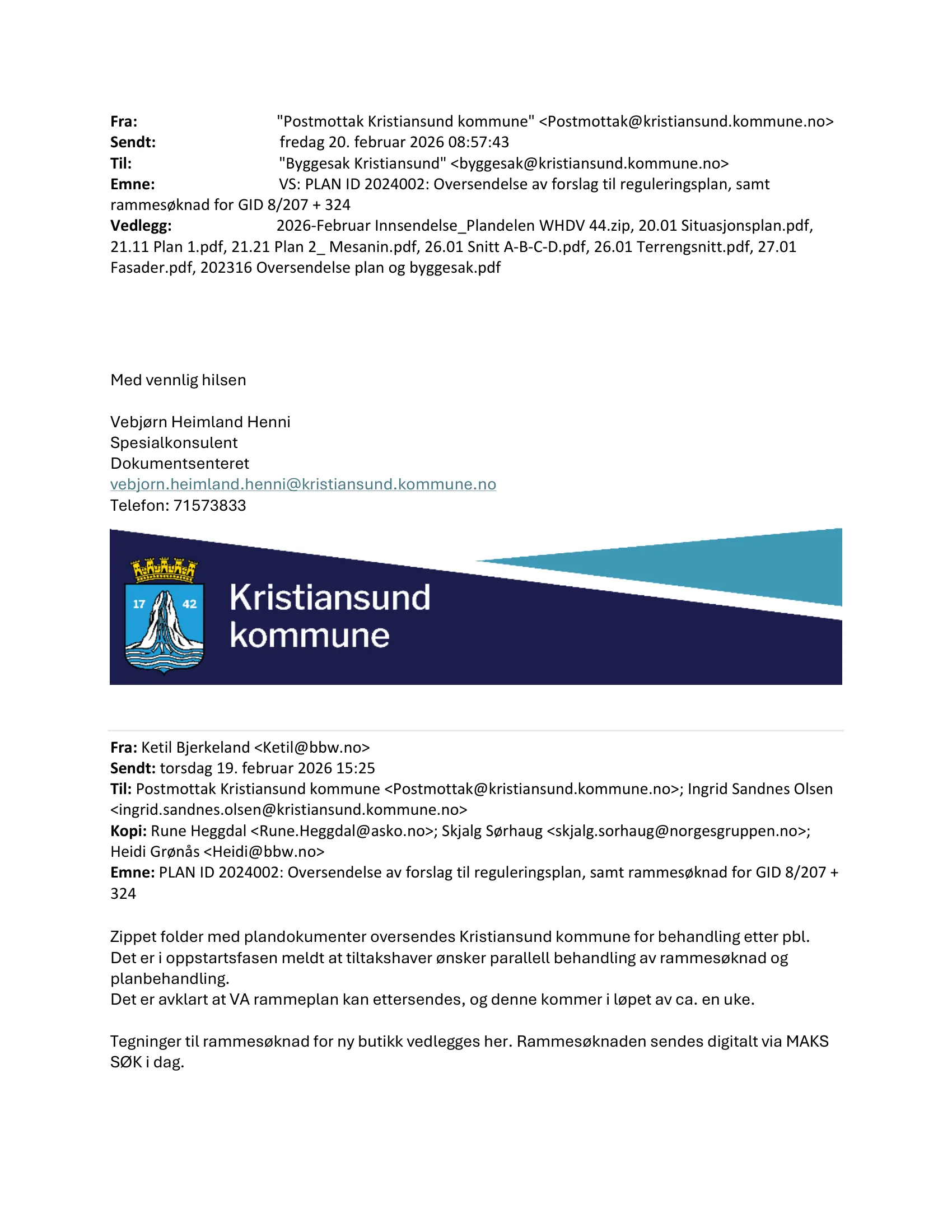 Søknad om rammetillatelse