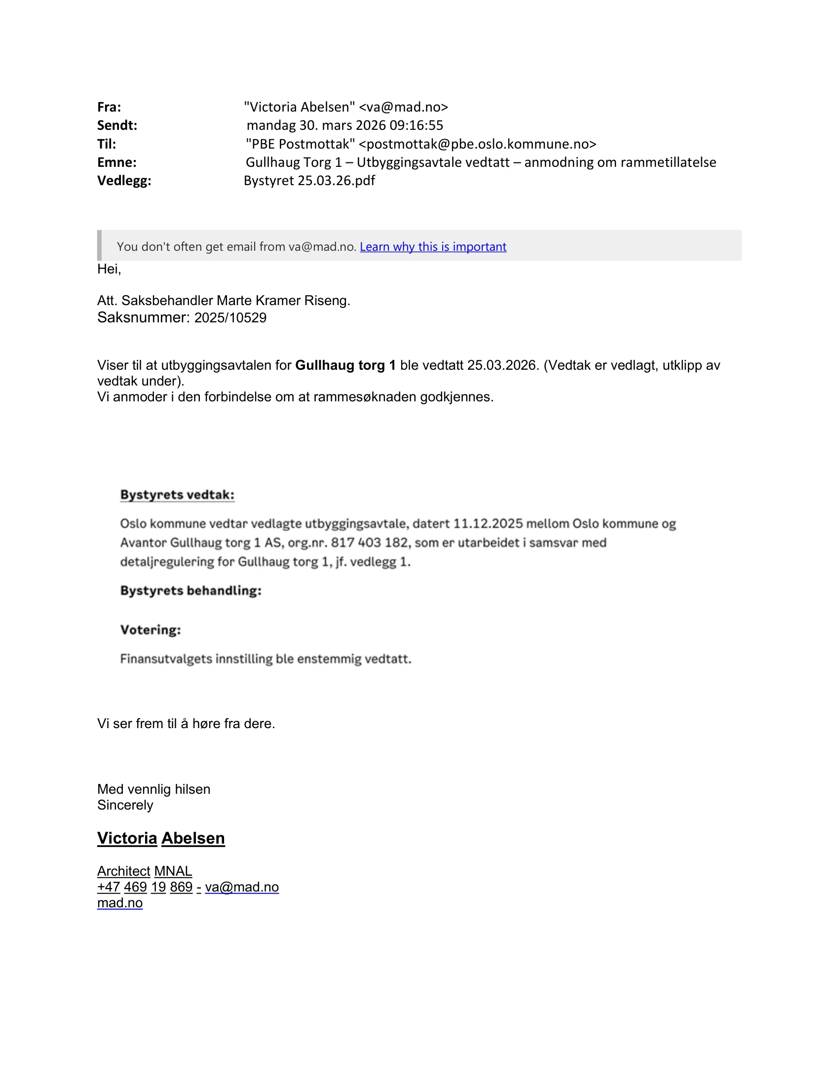 Søknad om rammetillatelse