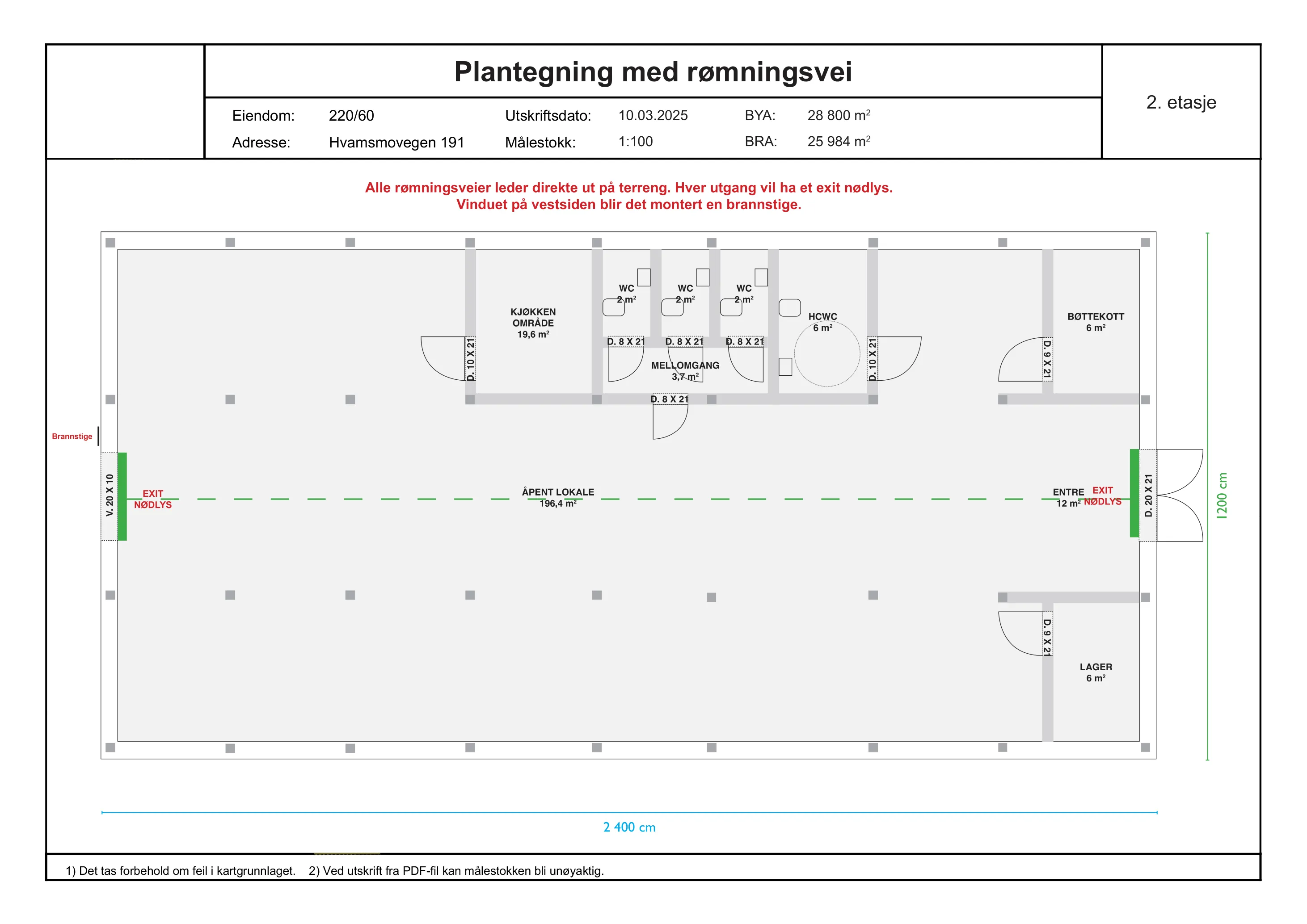 Plantegning