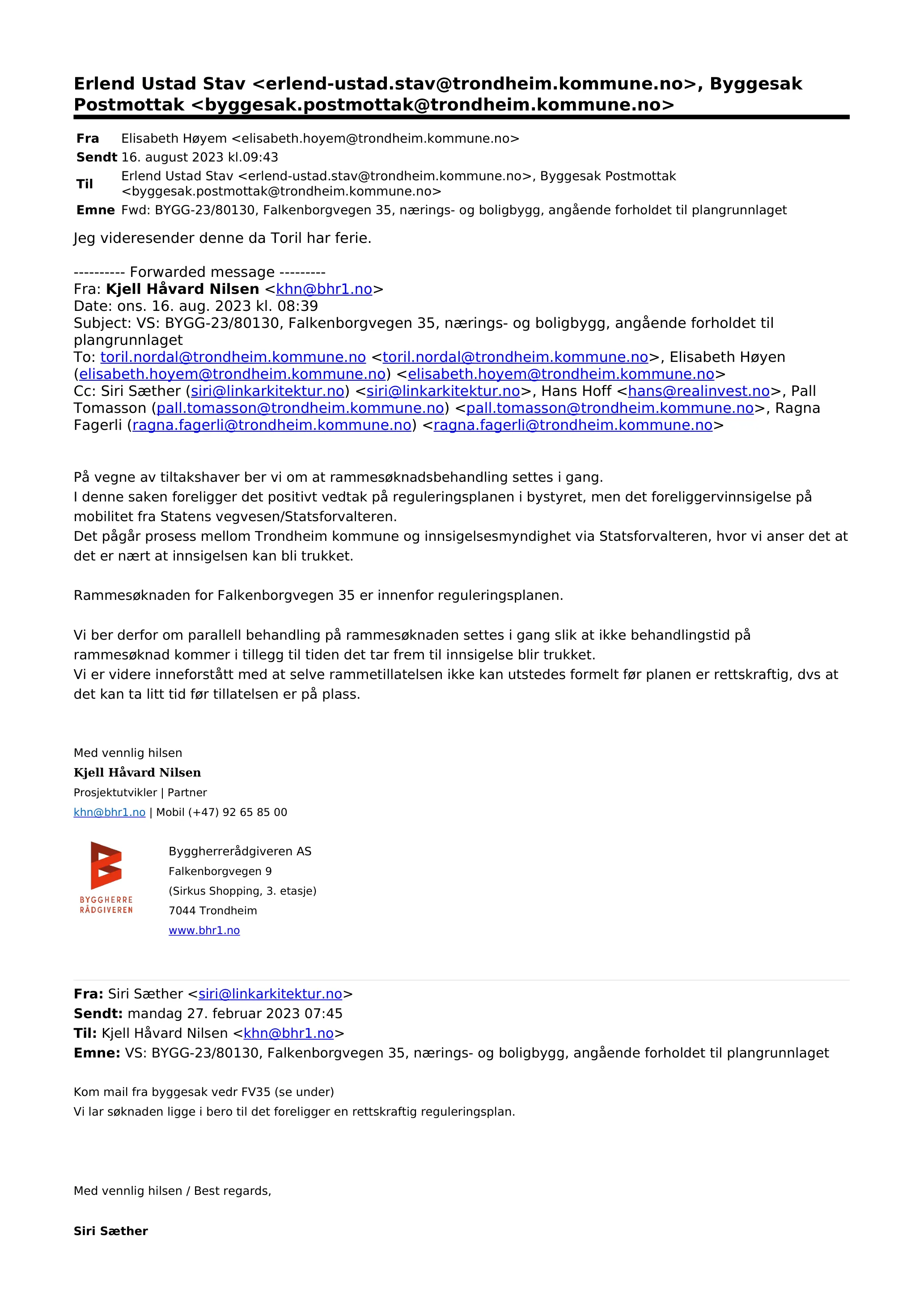 Søknad om rammetillatelse
