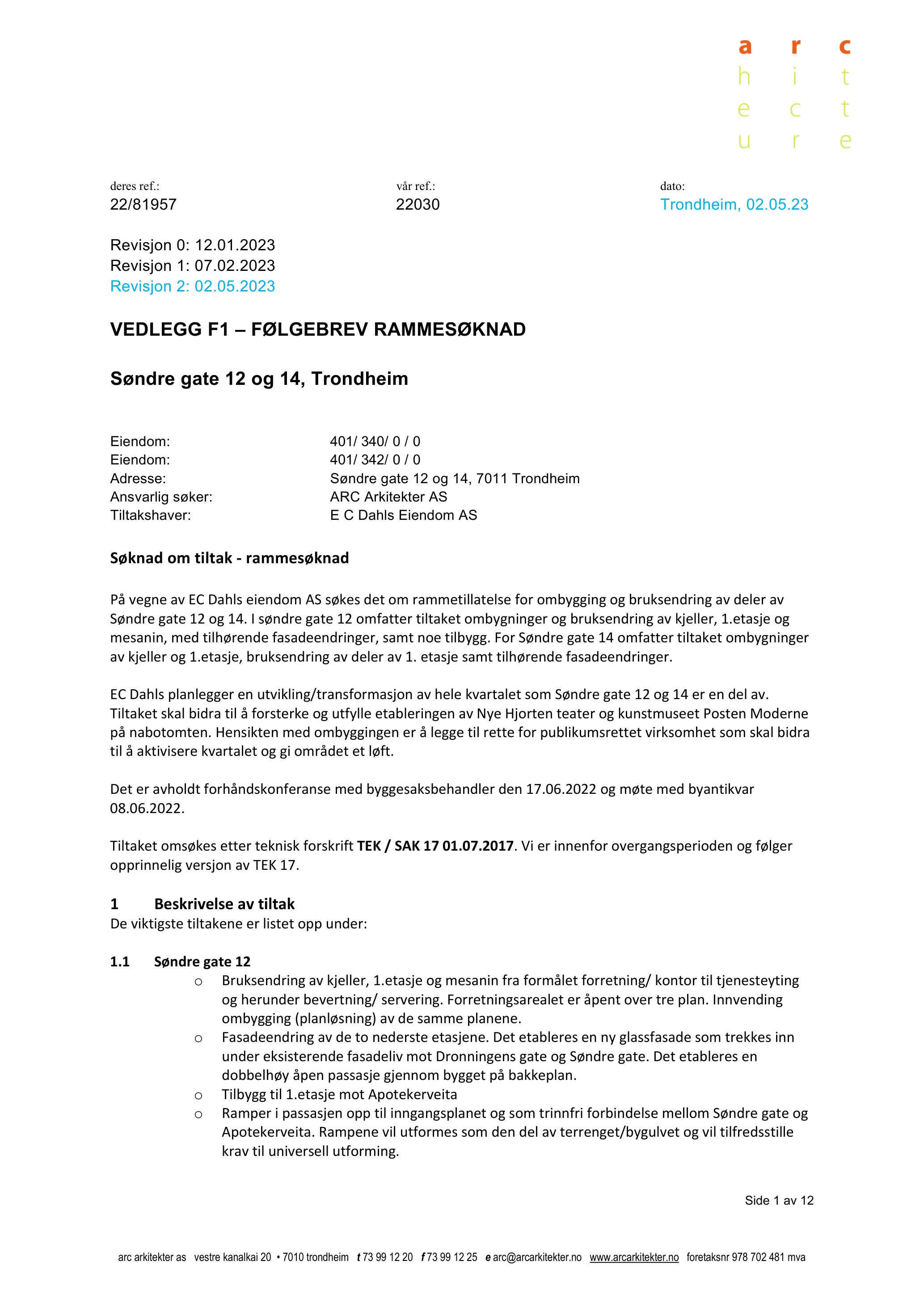 Søknad om rammetillatelse