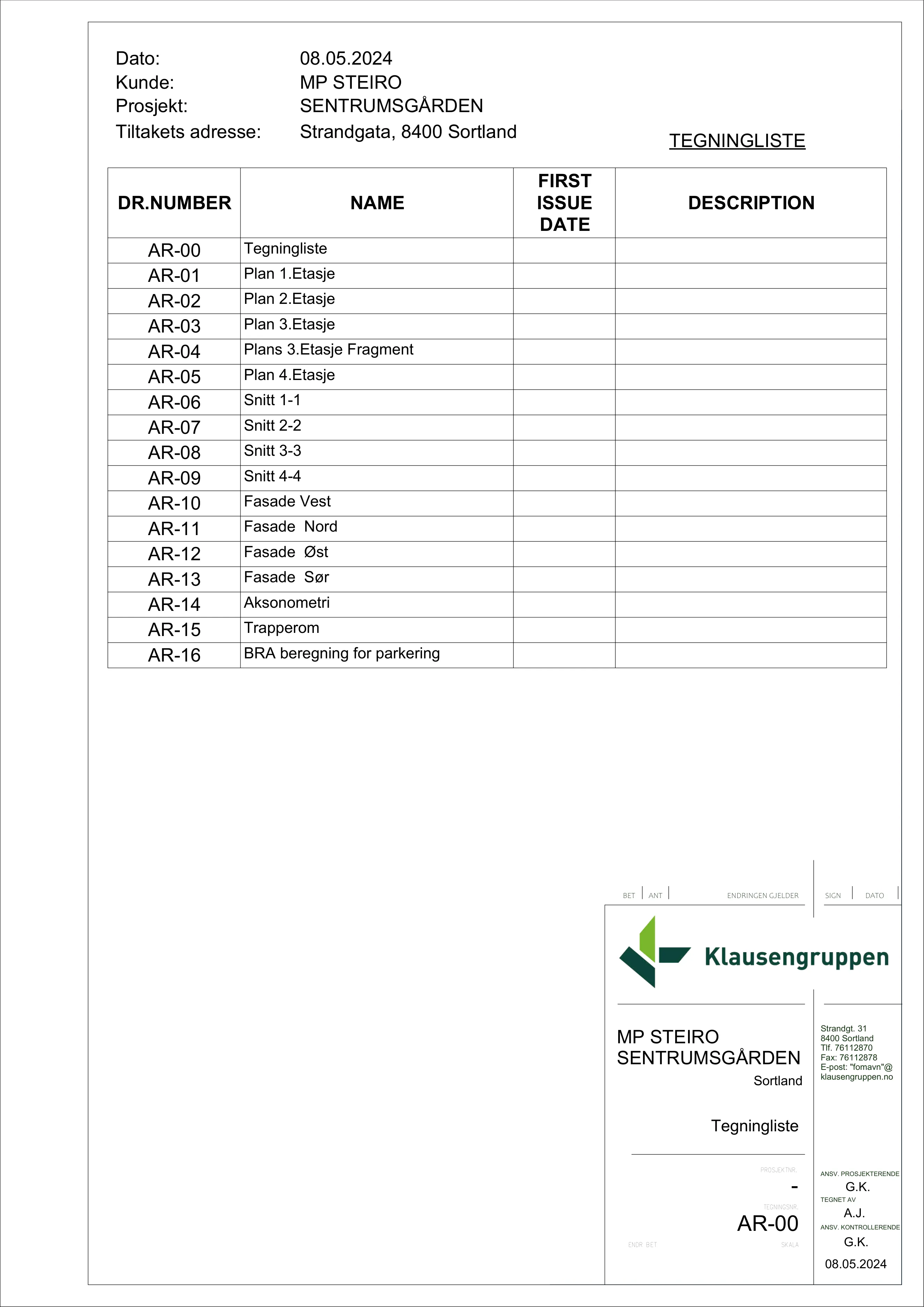 Plantegning