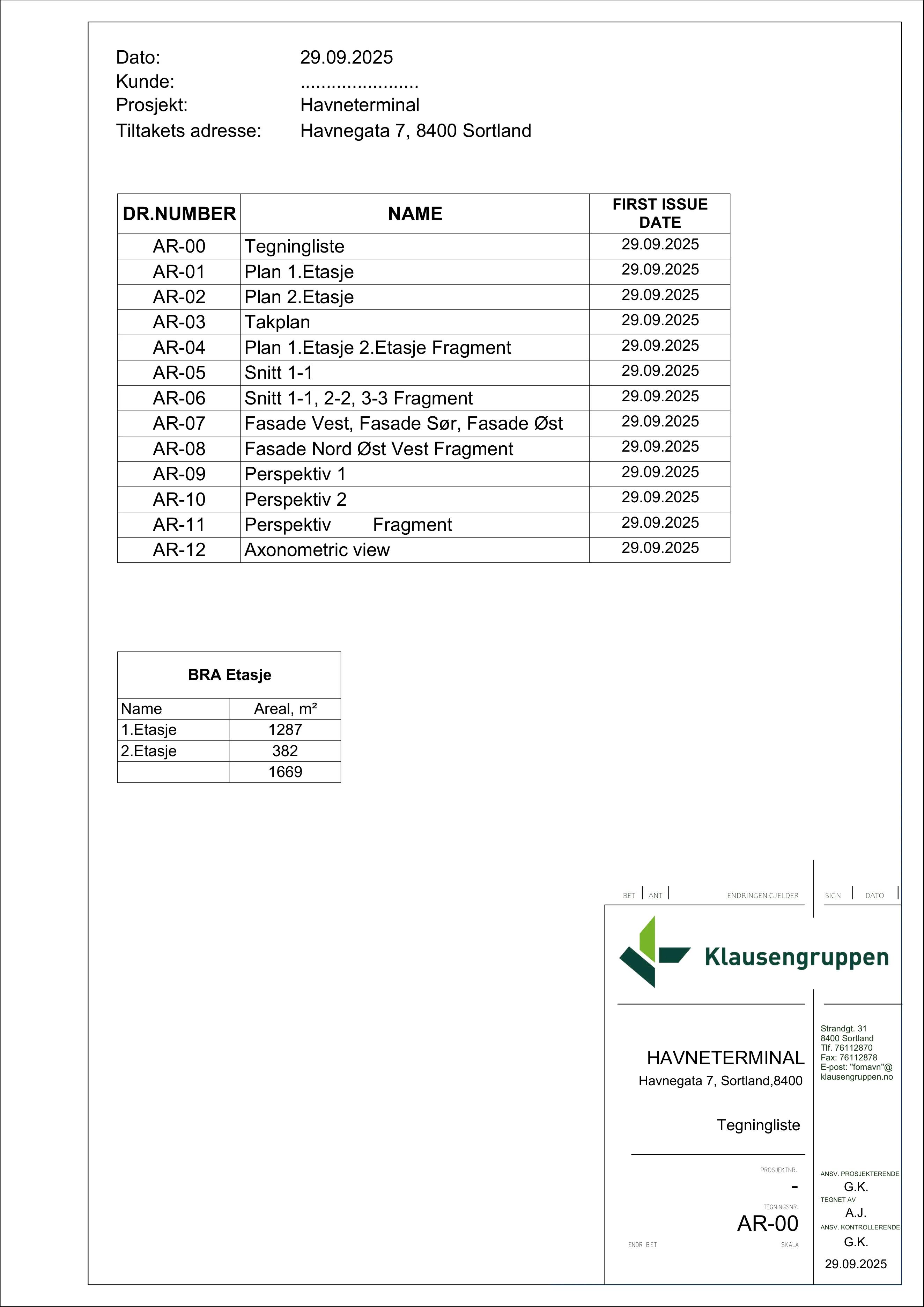 Plantegning