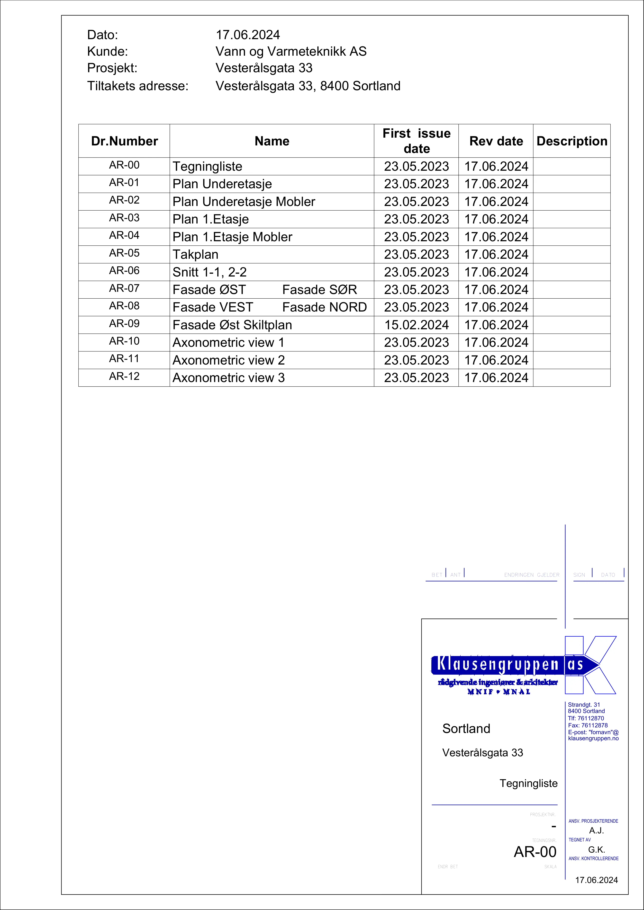 Plantegning