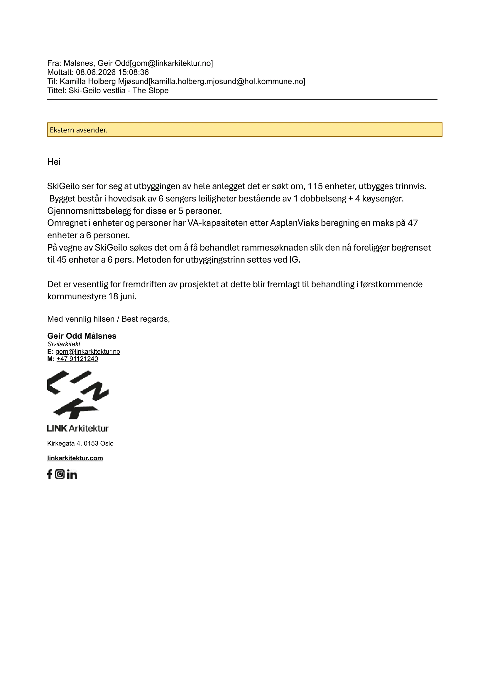 Søknad om rammetillatelse