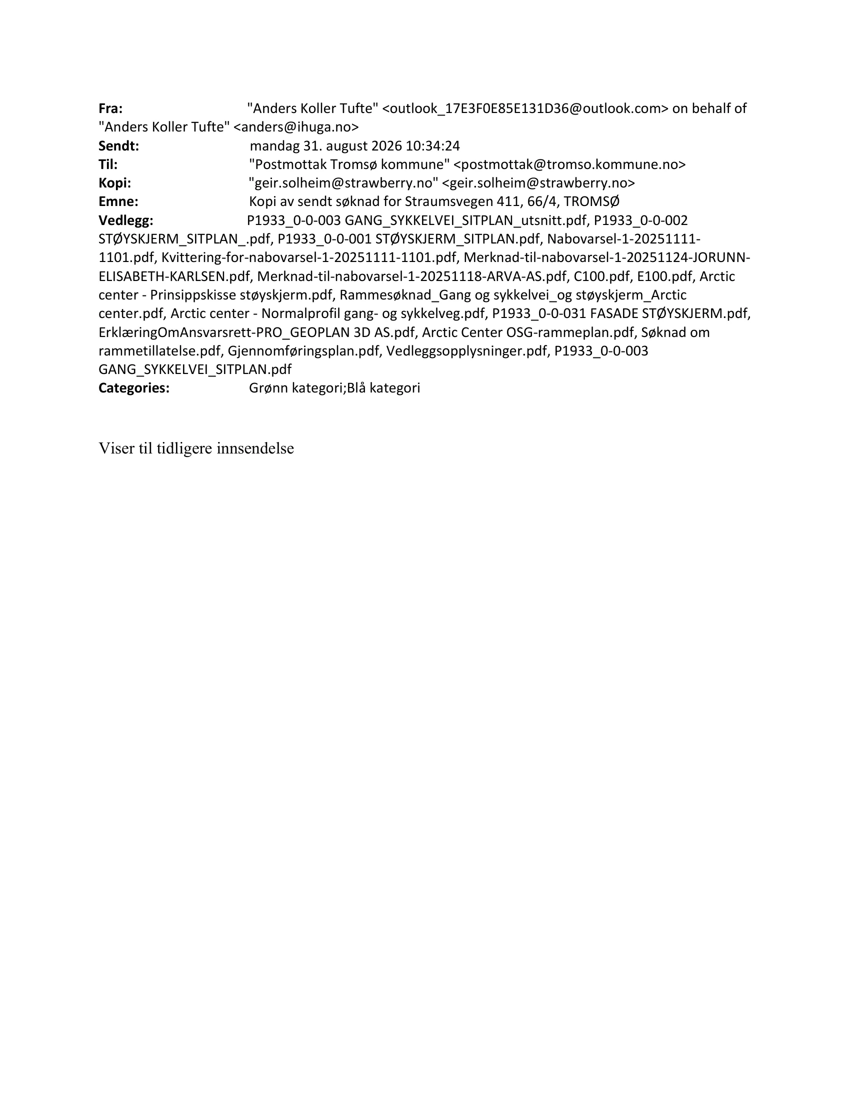 Søknad om rammetillatelse