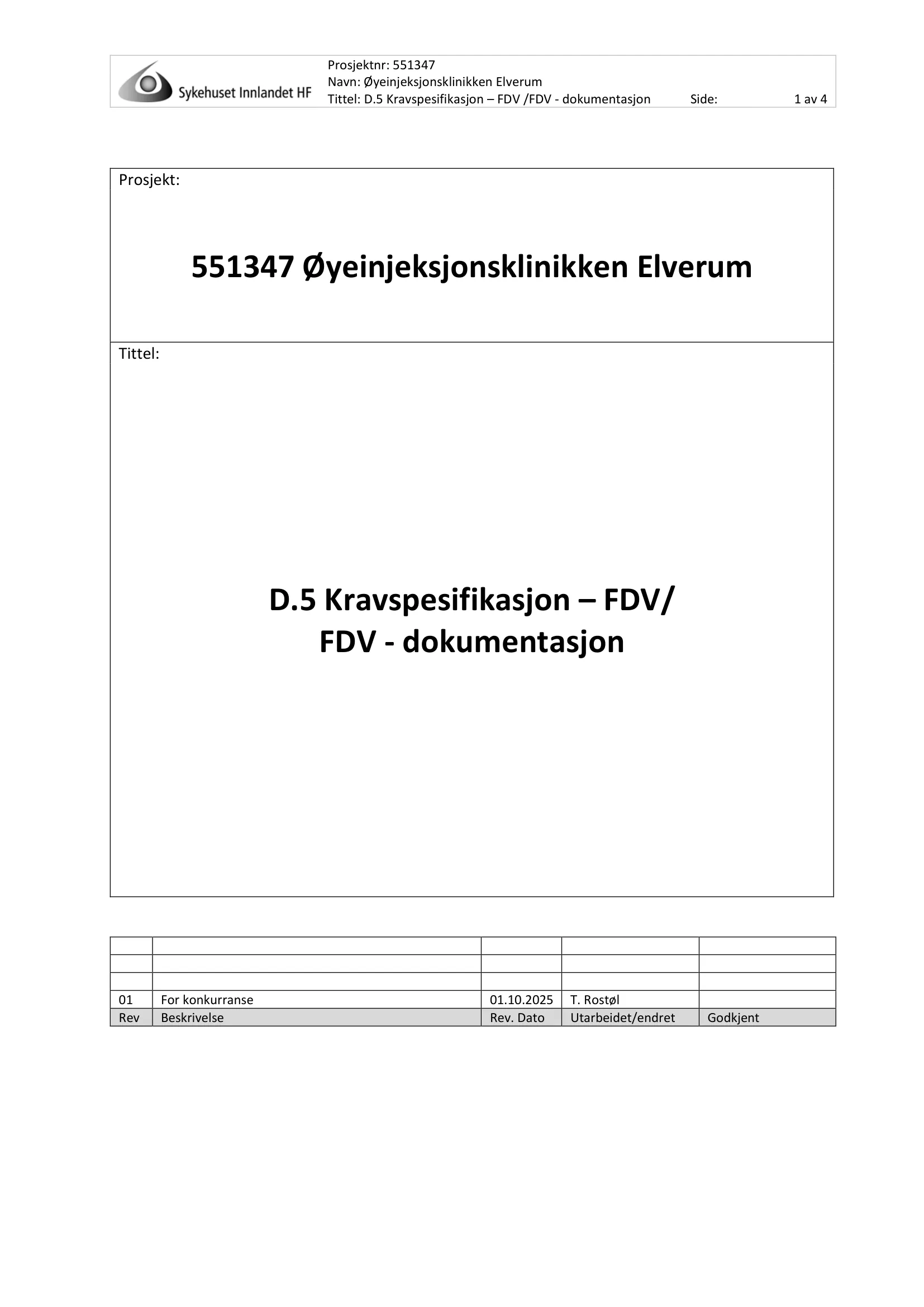 Kravspesifikasjon