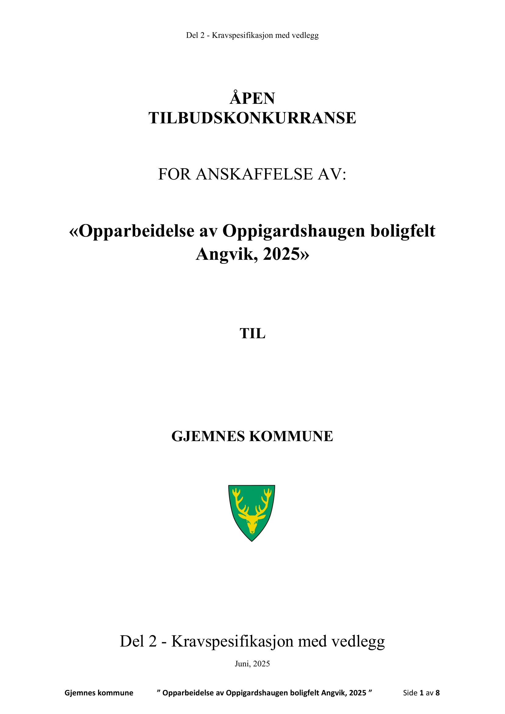 Kravspesifikasjon