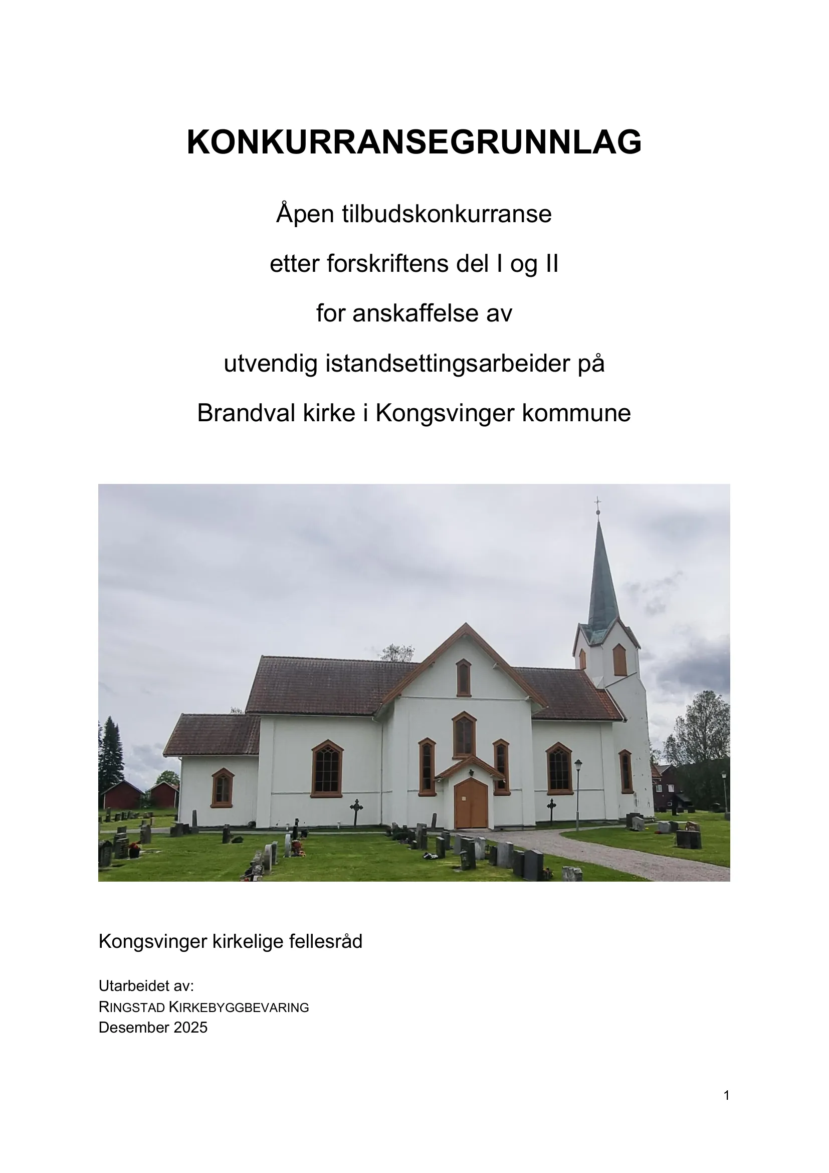 Konkurransebeskrivelse