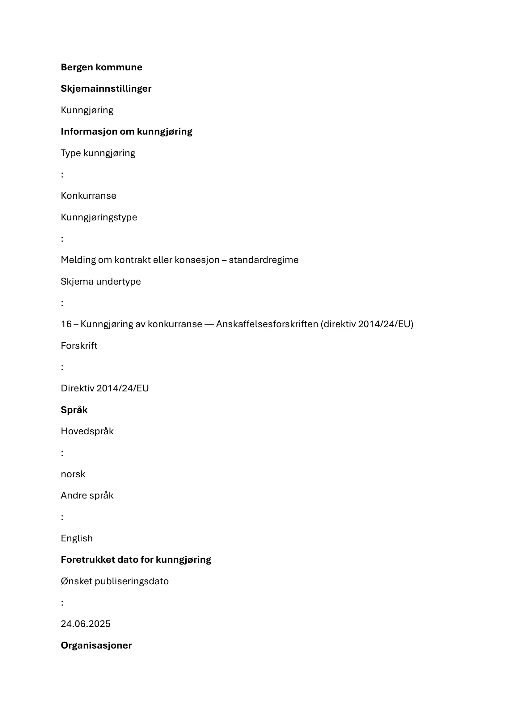 Konkurransebeskrivelse