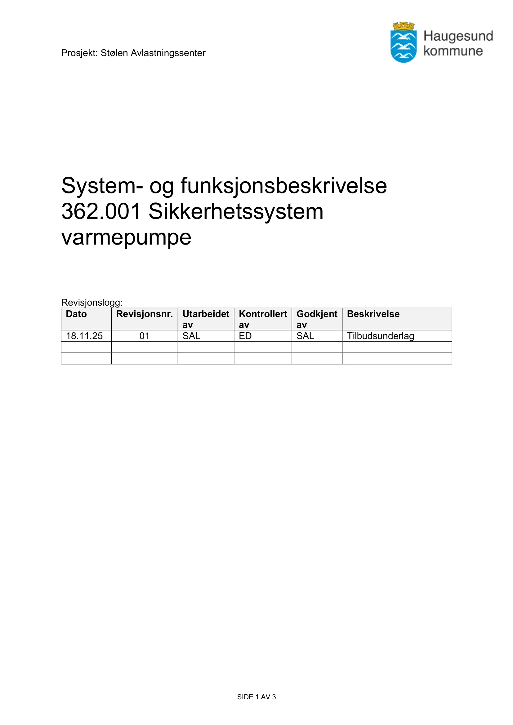 Kravspesifikasjon
