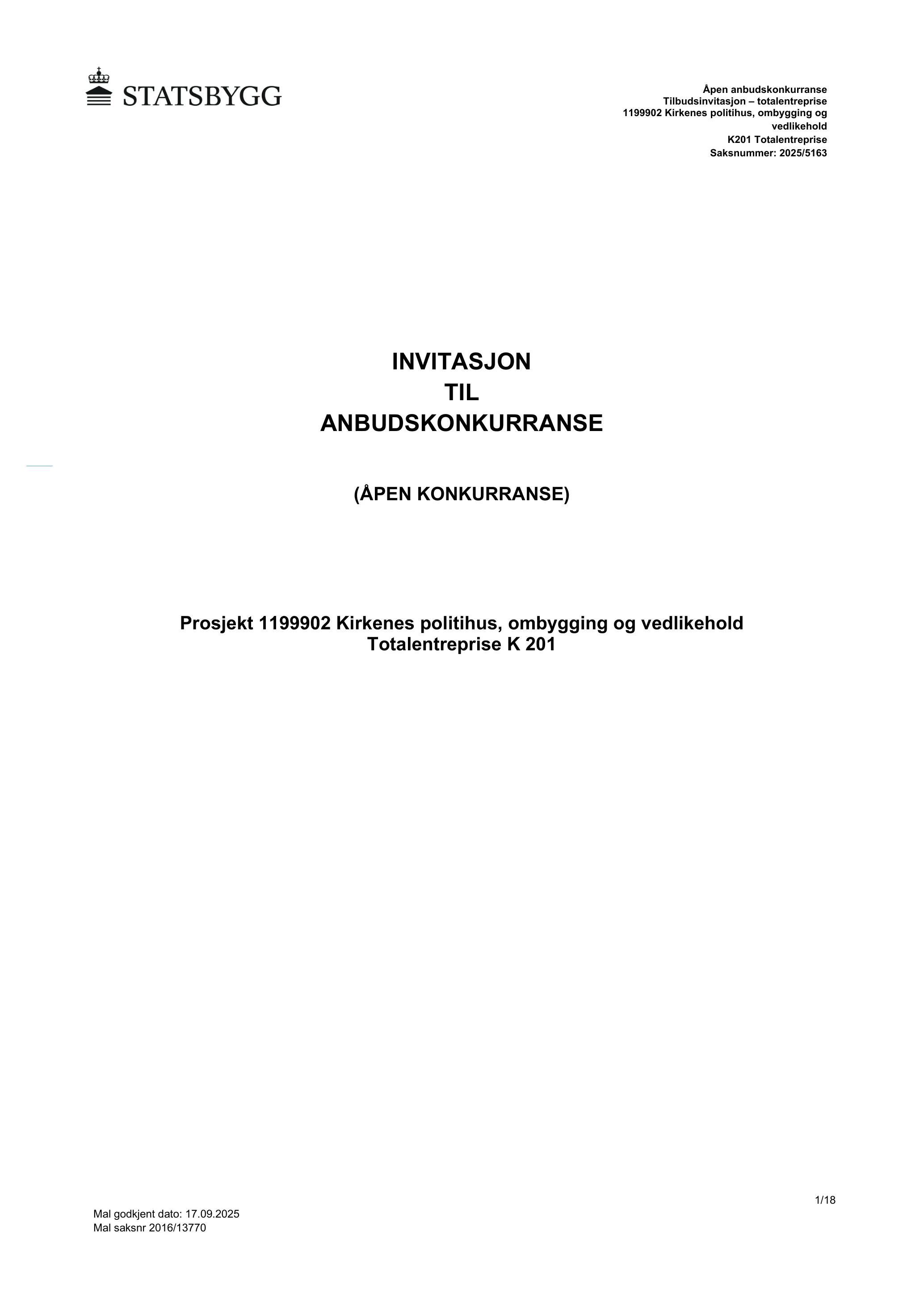 Konkurransebeskrivelse