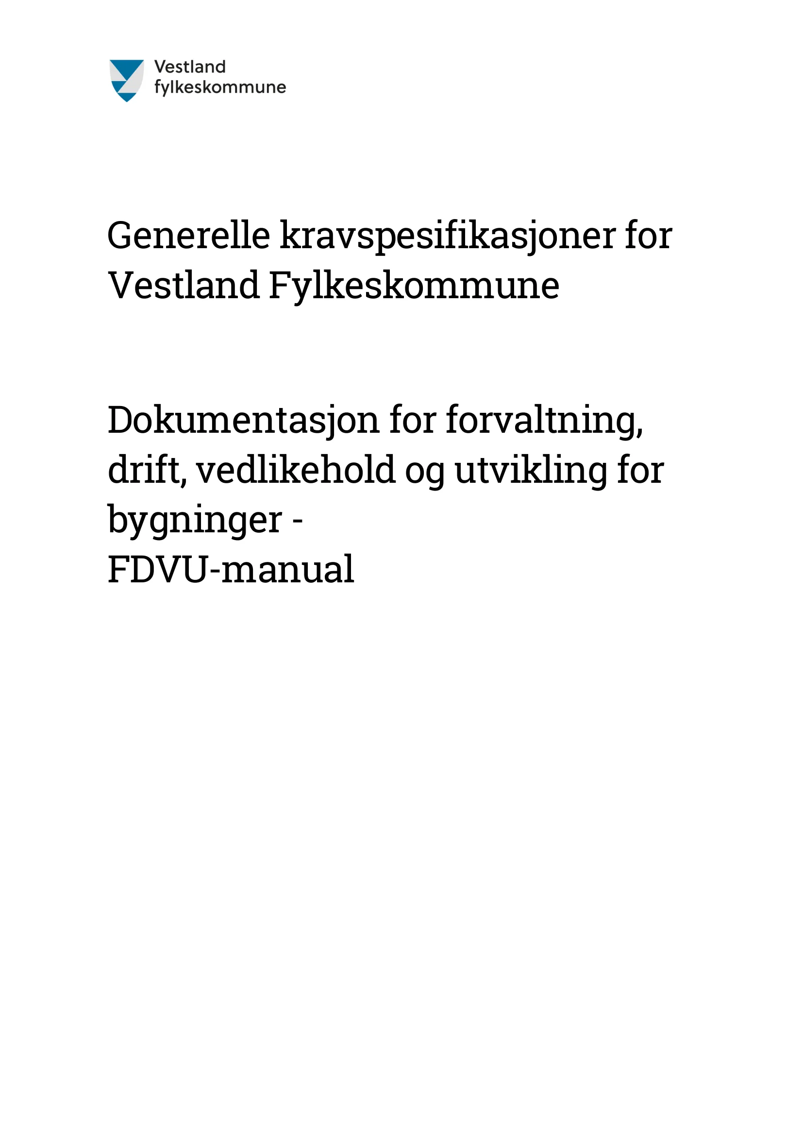Kravspesifikasjon