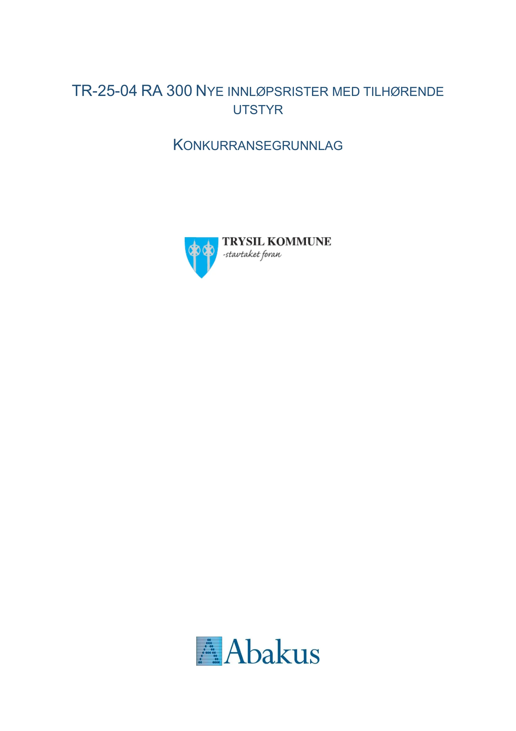 Konkurransebeskrivelse