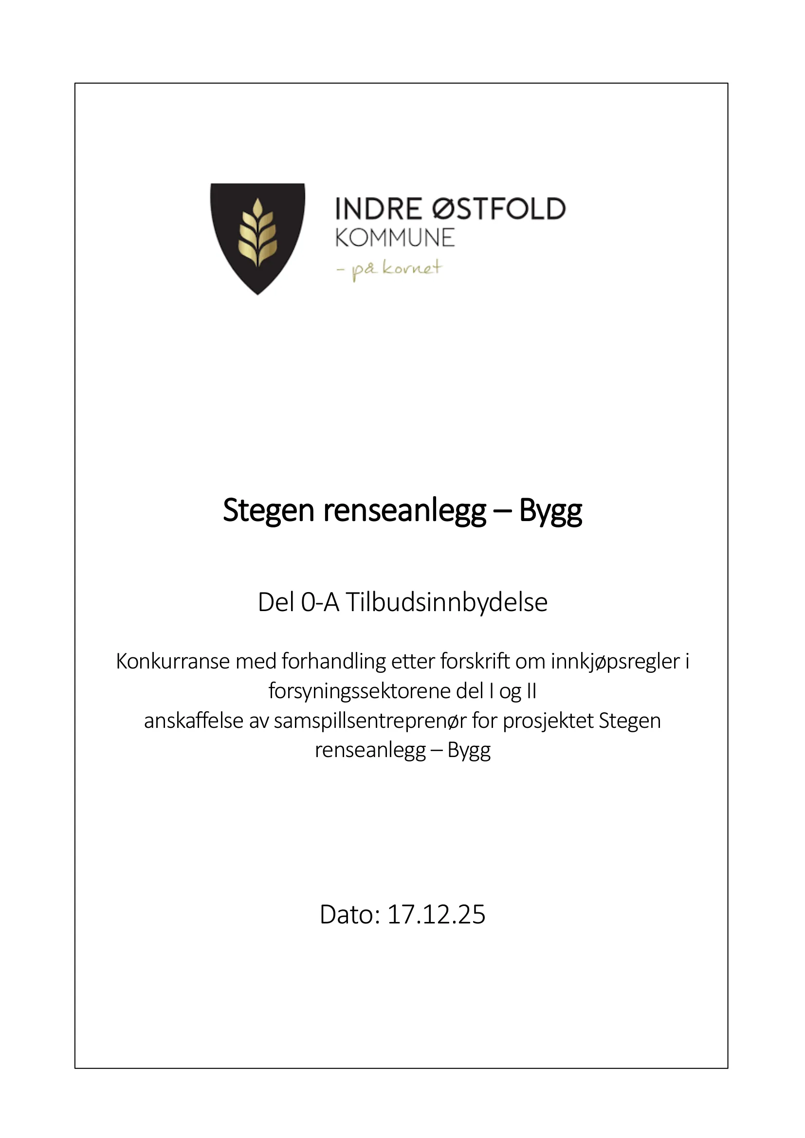 Konkurransebeskrivelse