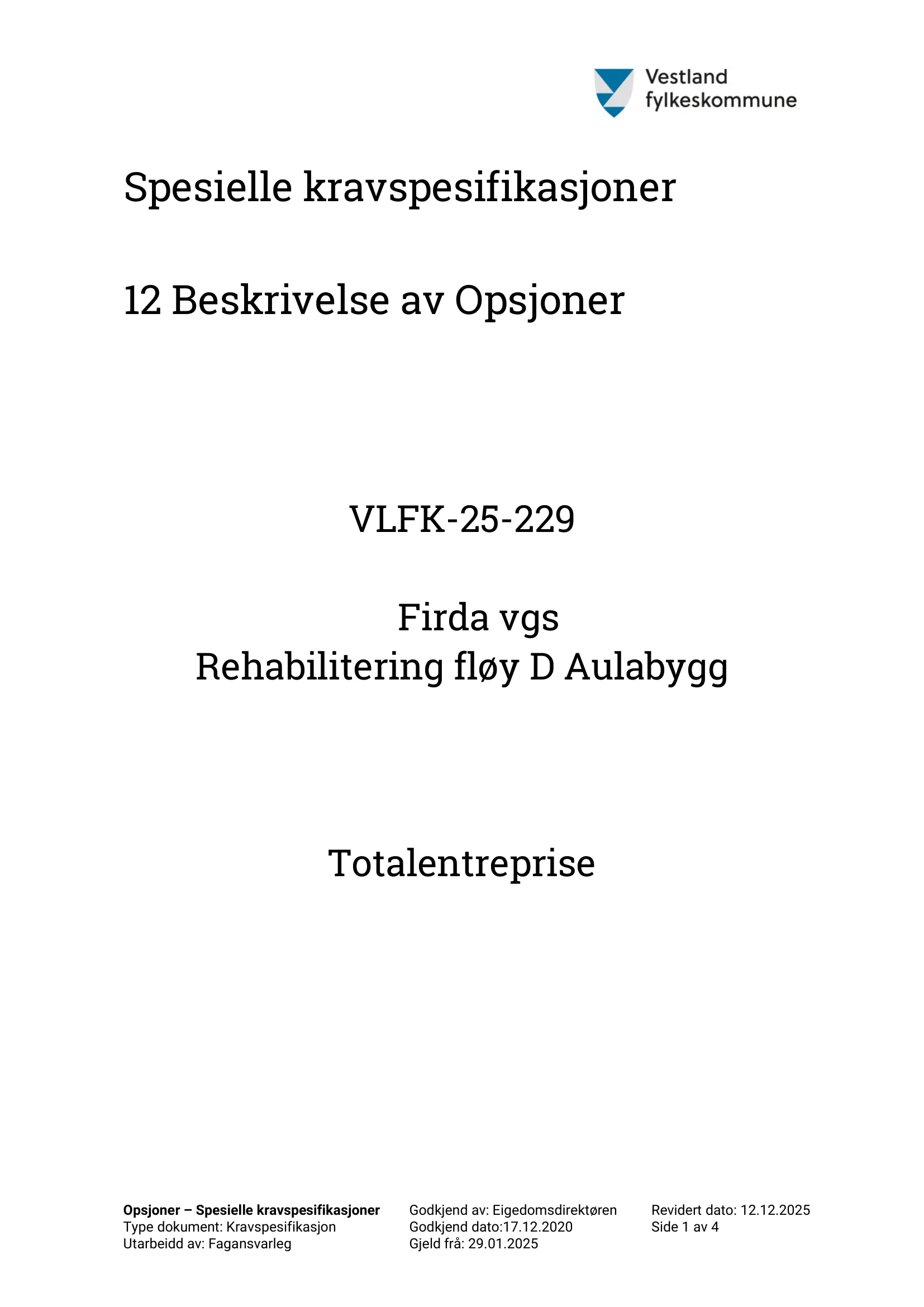 Kravspesifikasjon