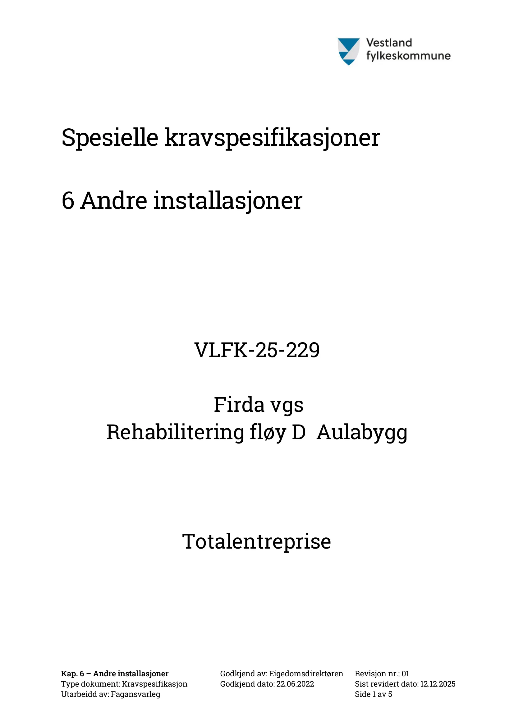 Kravspesifikasjon