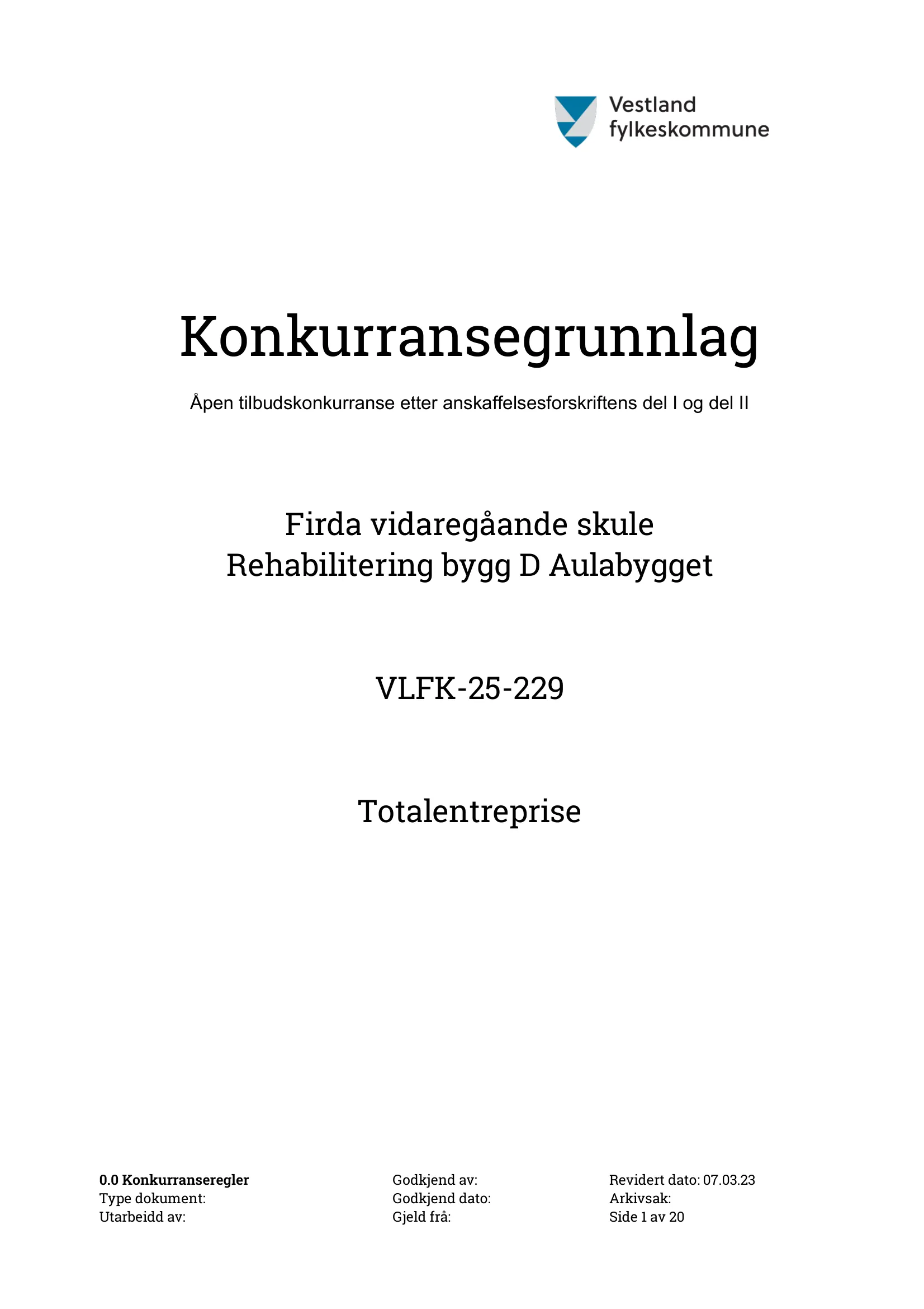 Konkurransebeskrivelse