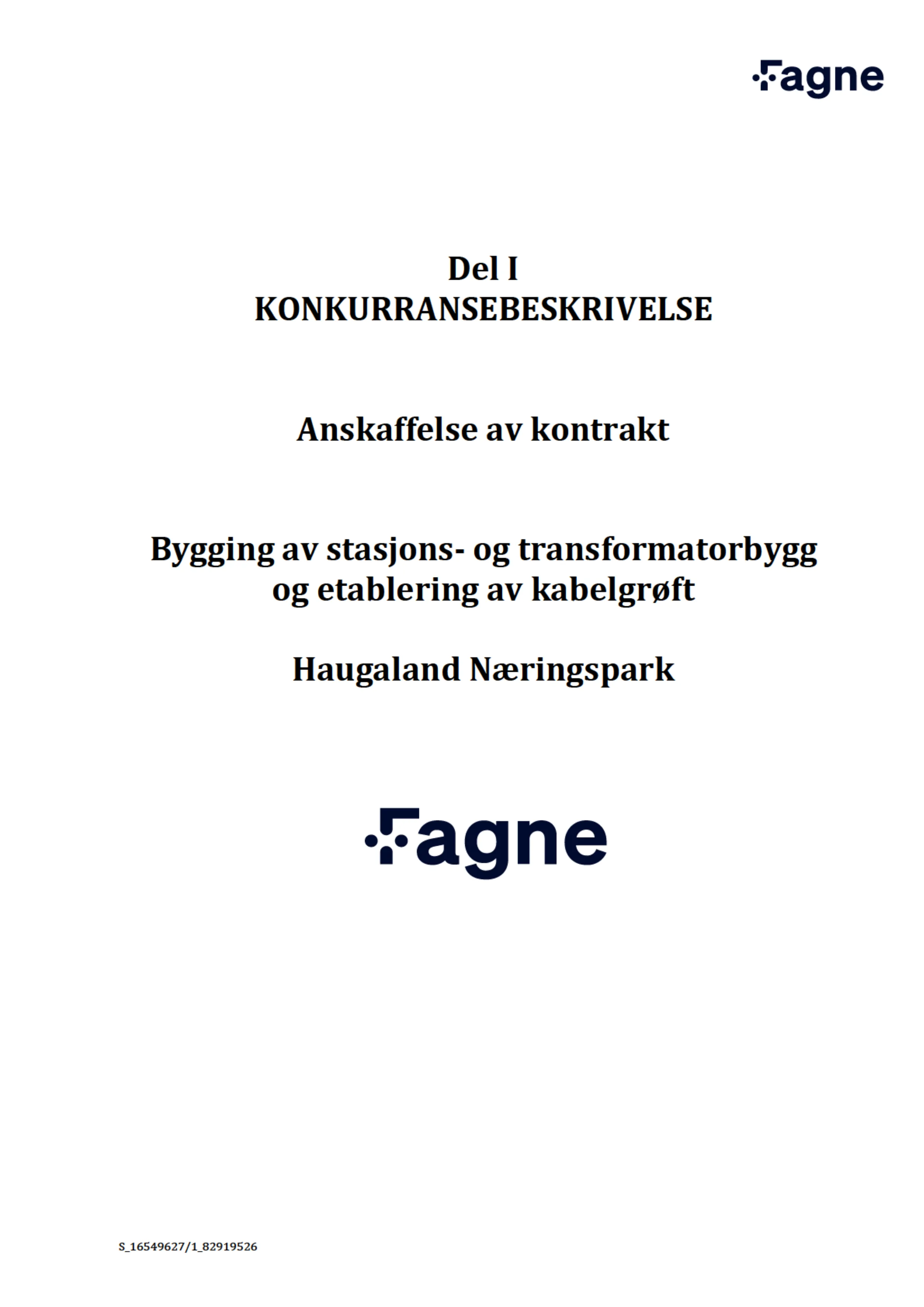 Konkurransebeskrivelse