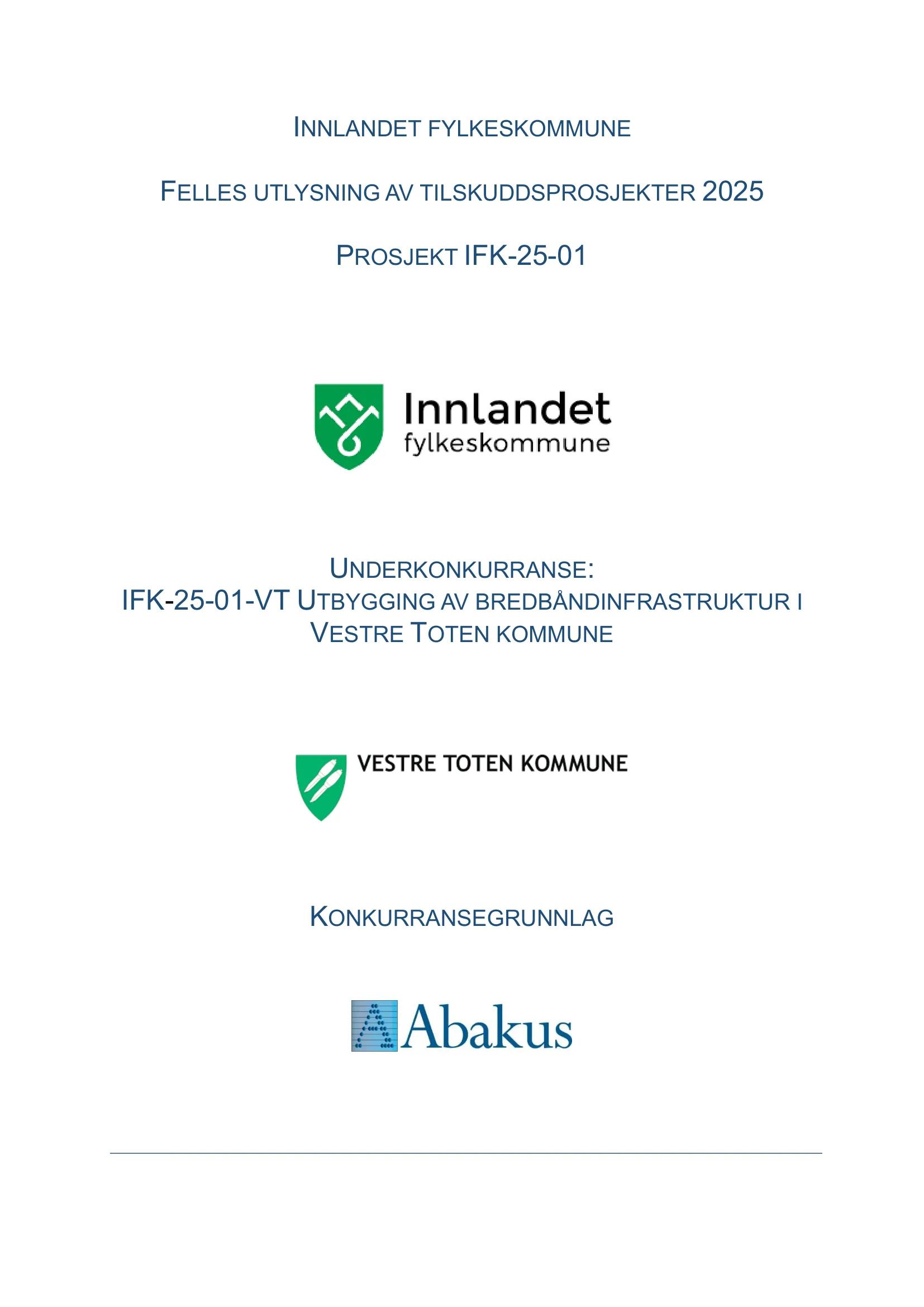 Konkurransebeskrivelse