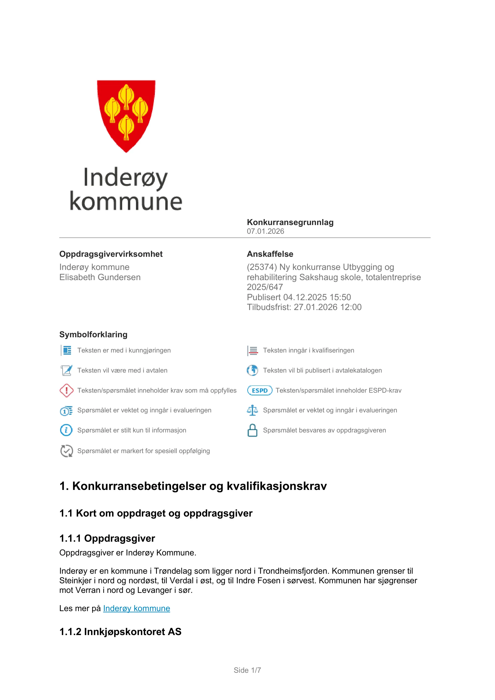 Konkurransebeskrivelse