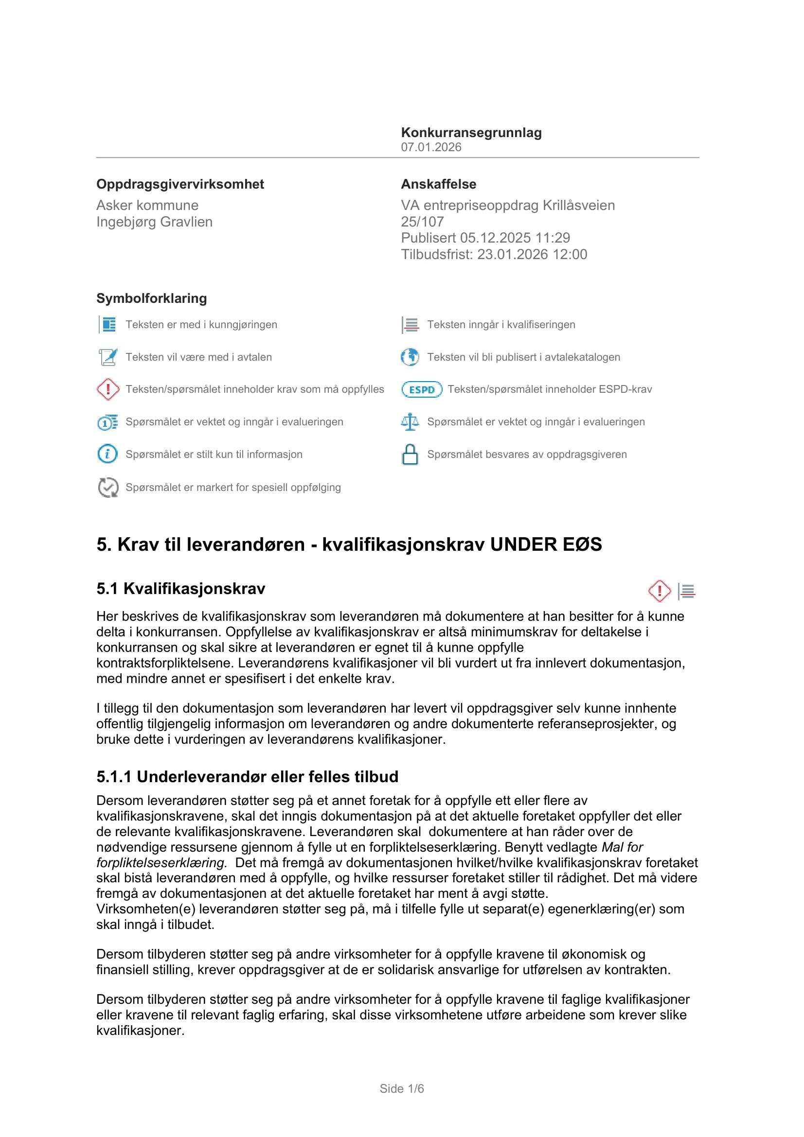 Konkurransebeskrivelse