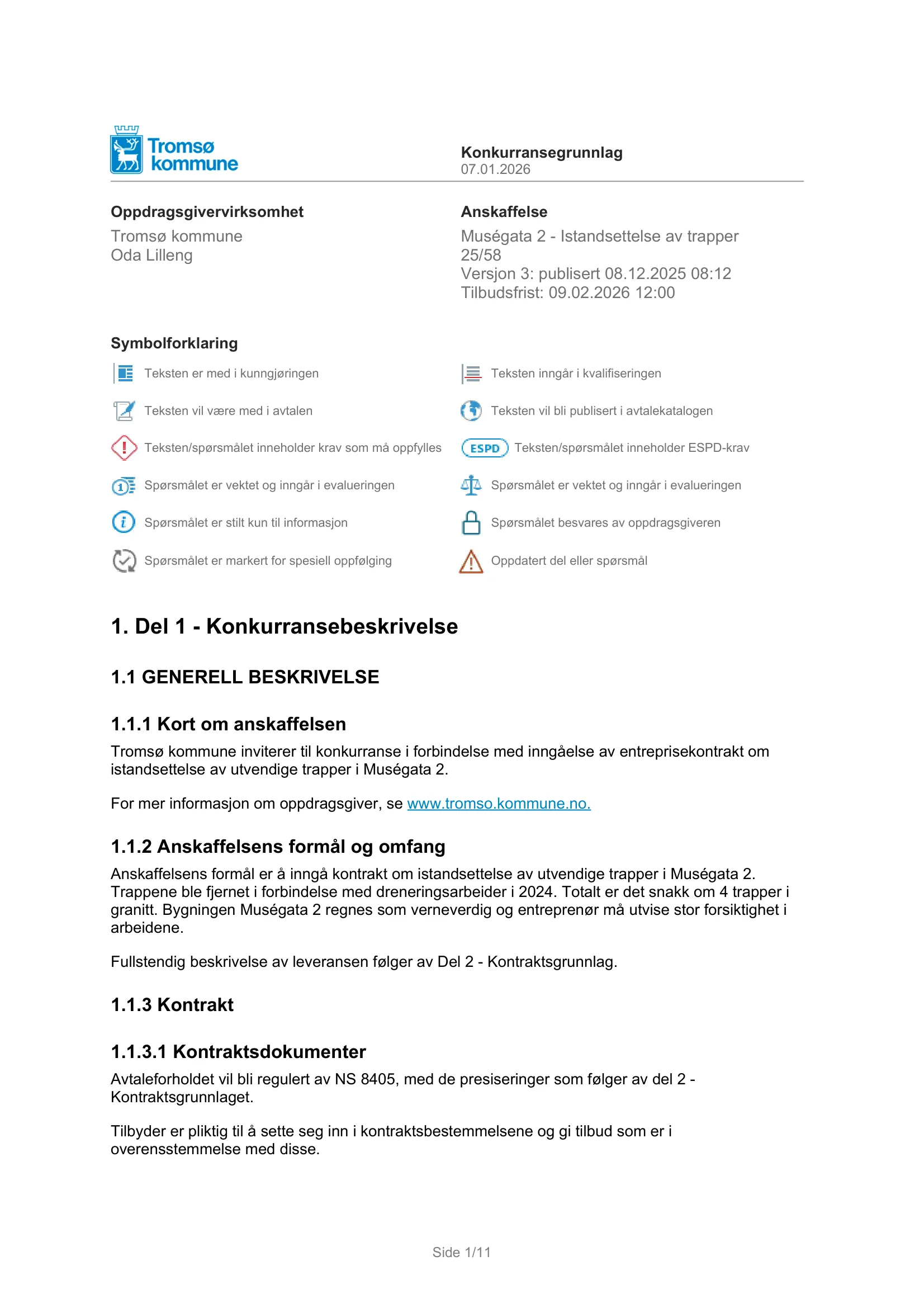 Konkurransebeskrivelse