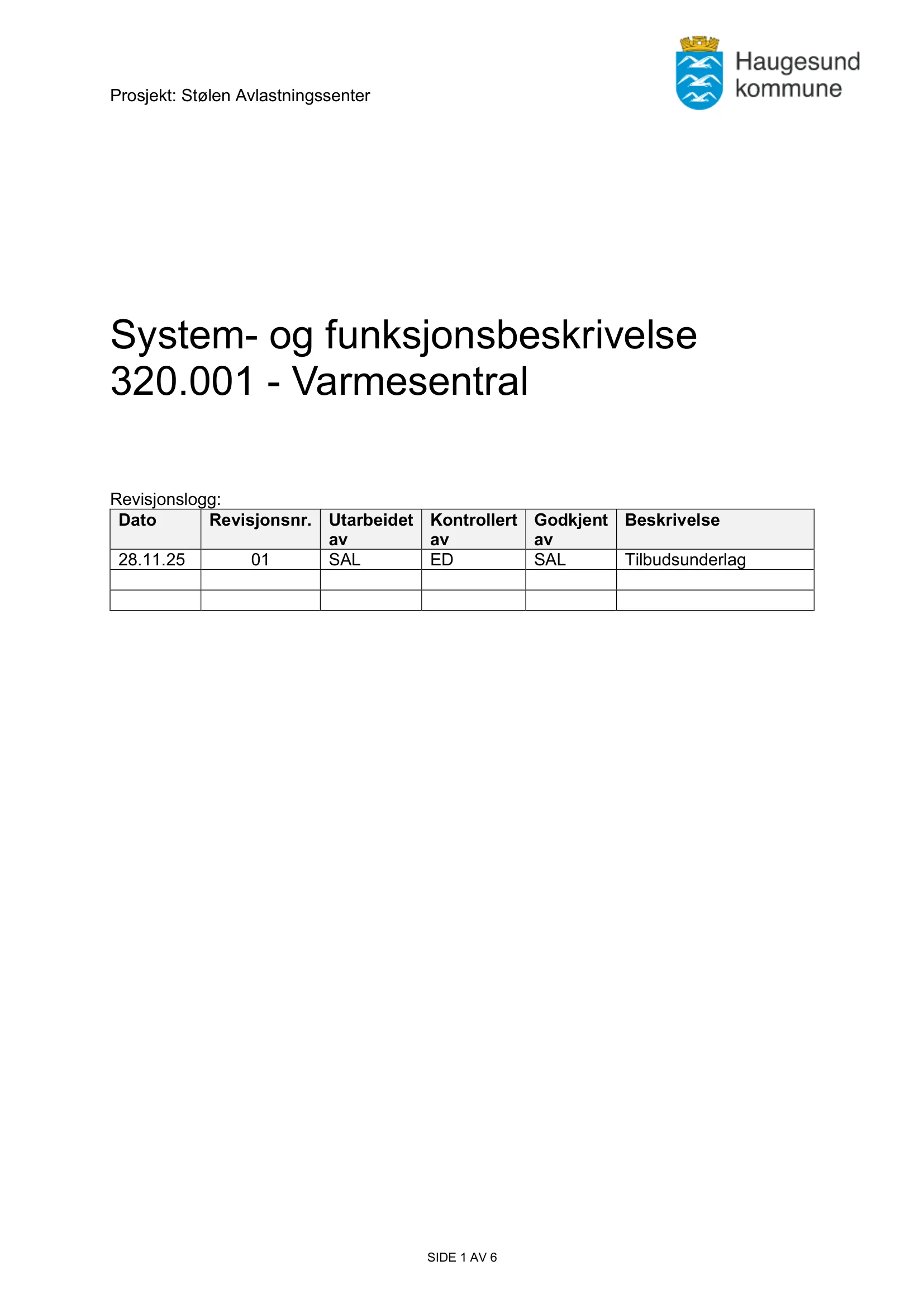 Kravspesifikasjon
