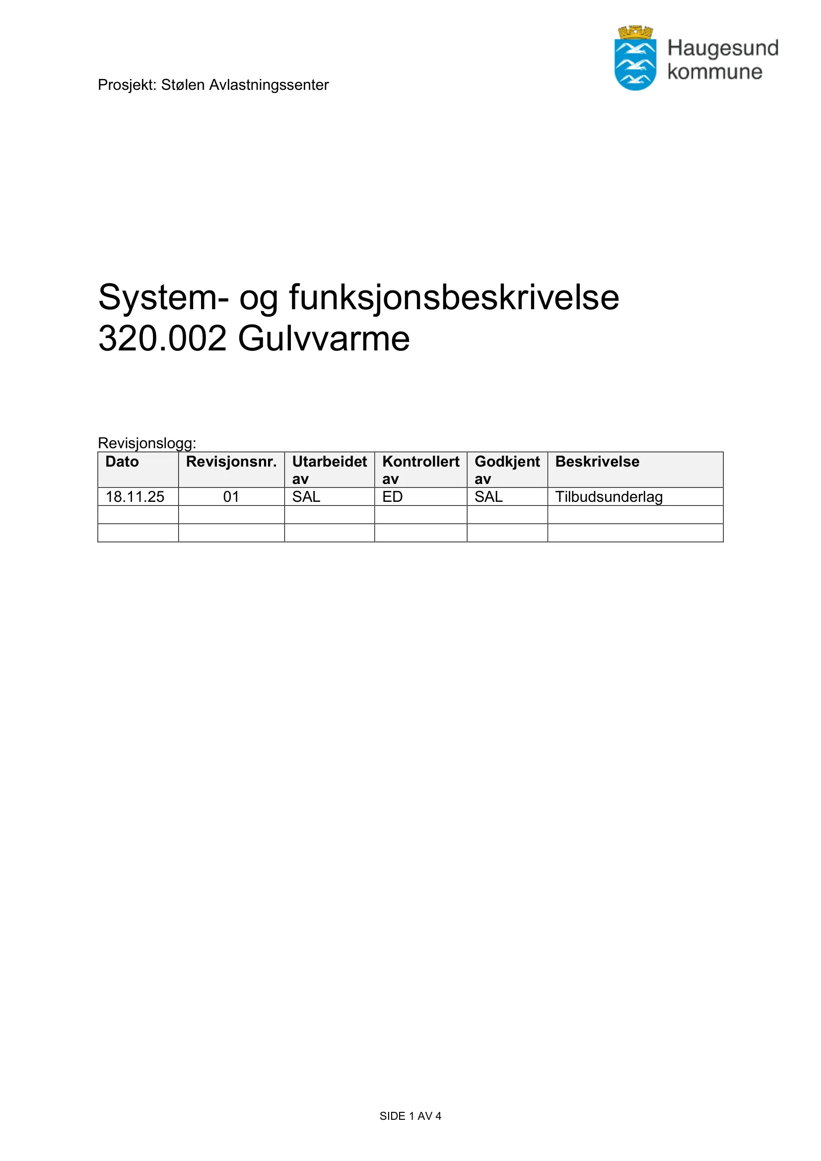 Kravspesifikasjon