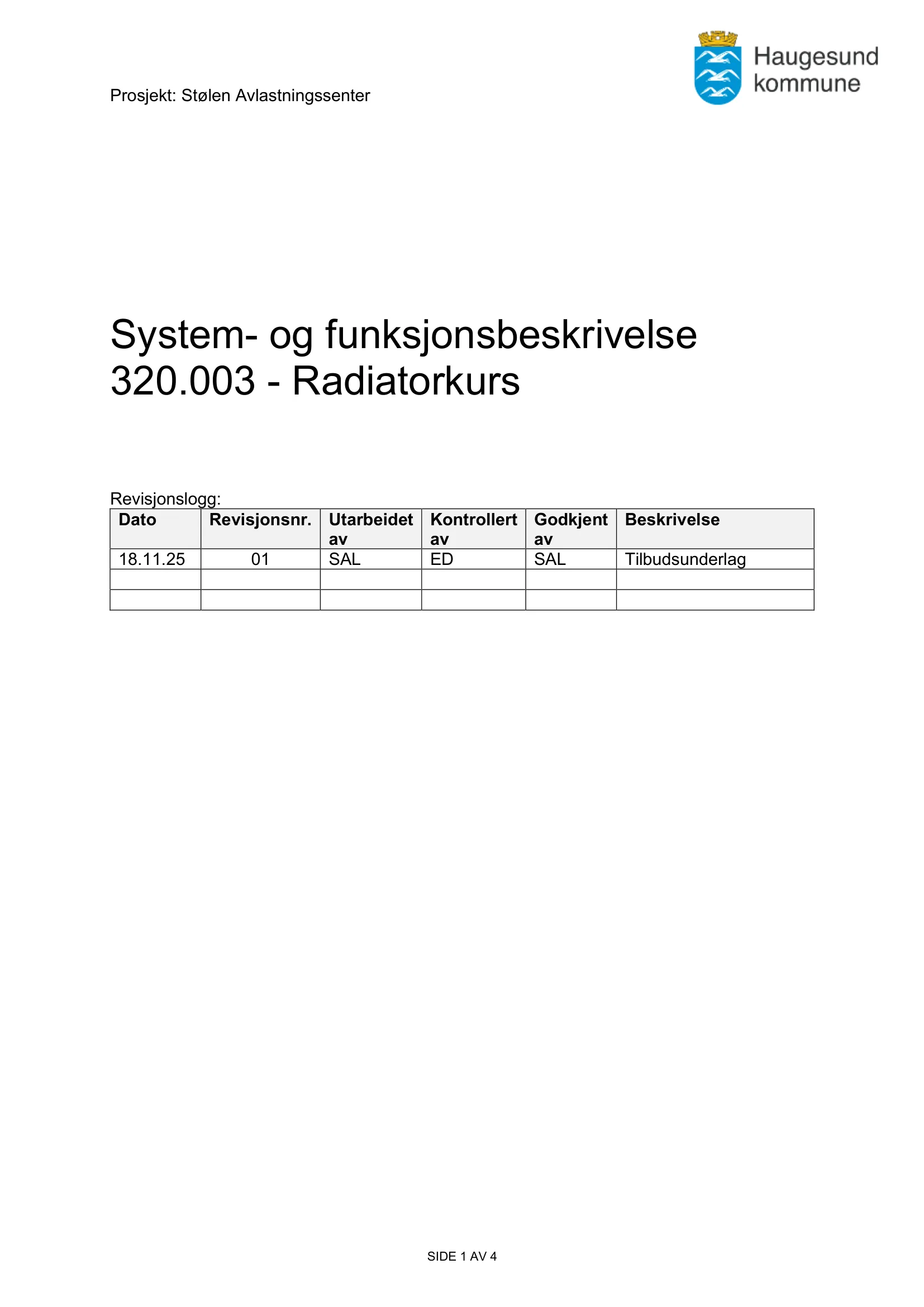 Kravspesifikasjon