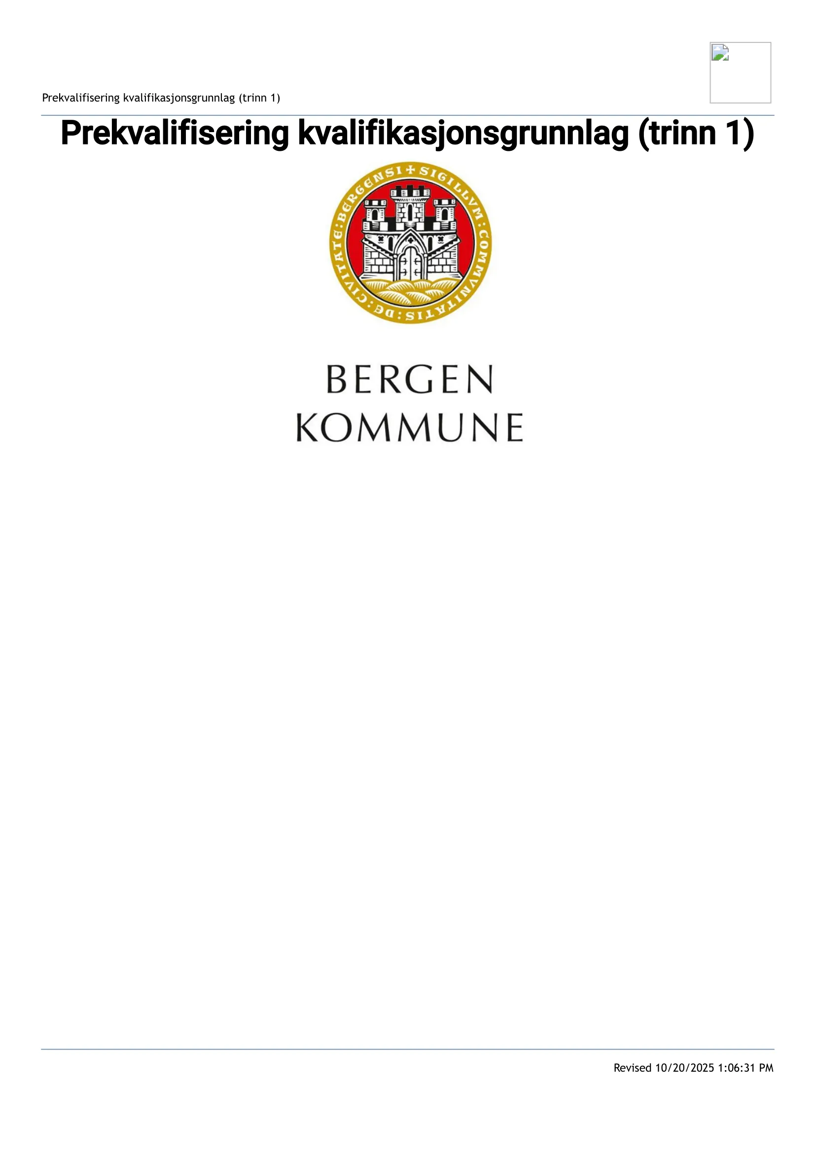 Konkurransebeskrivelse