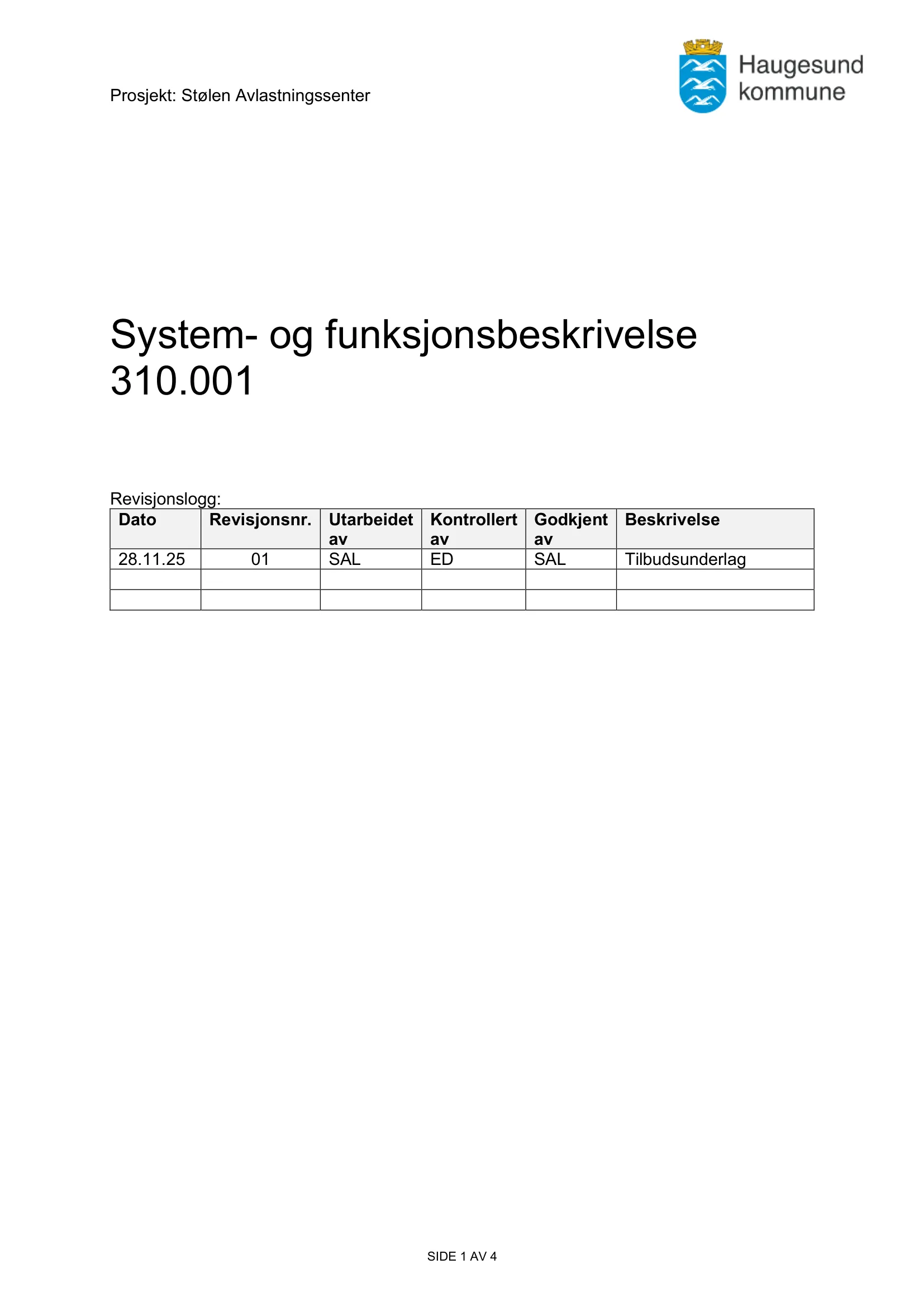 Kravspesifikasjon