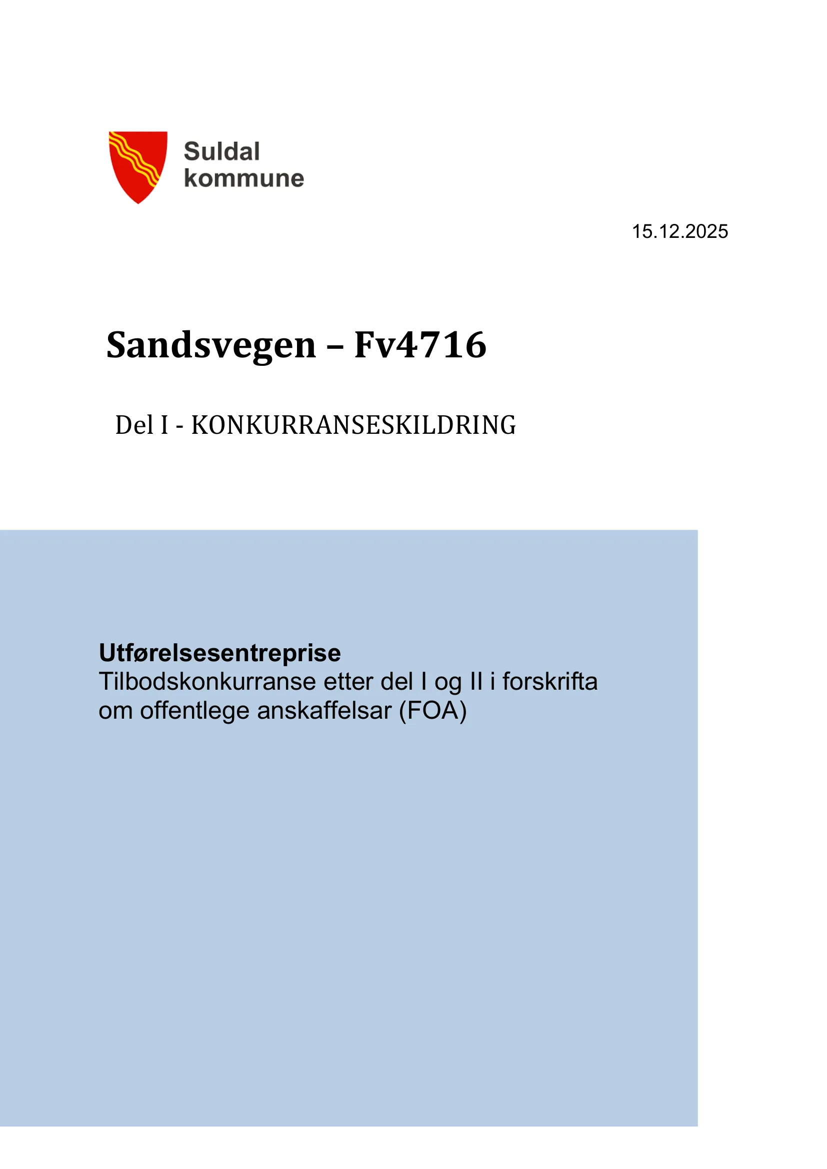 Konkurransebeskrivelse