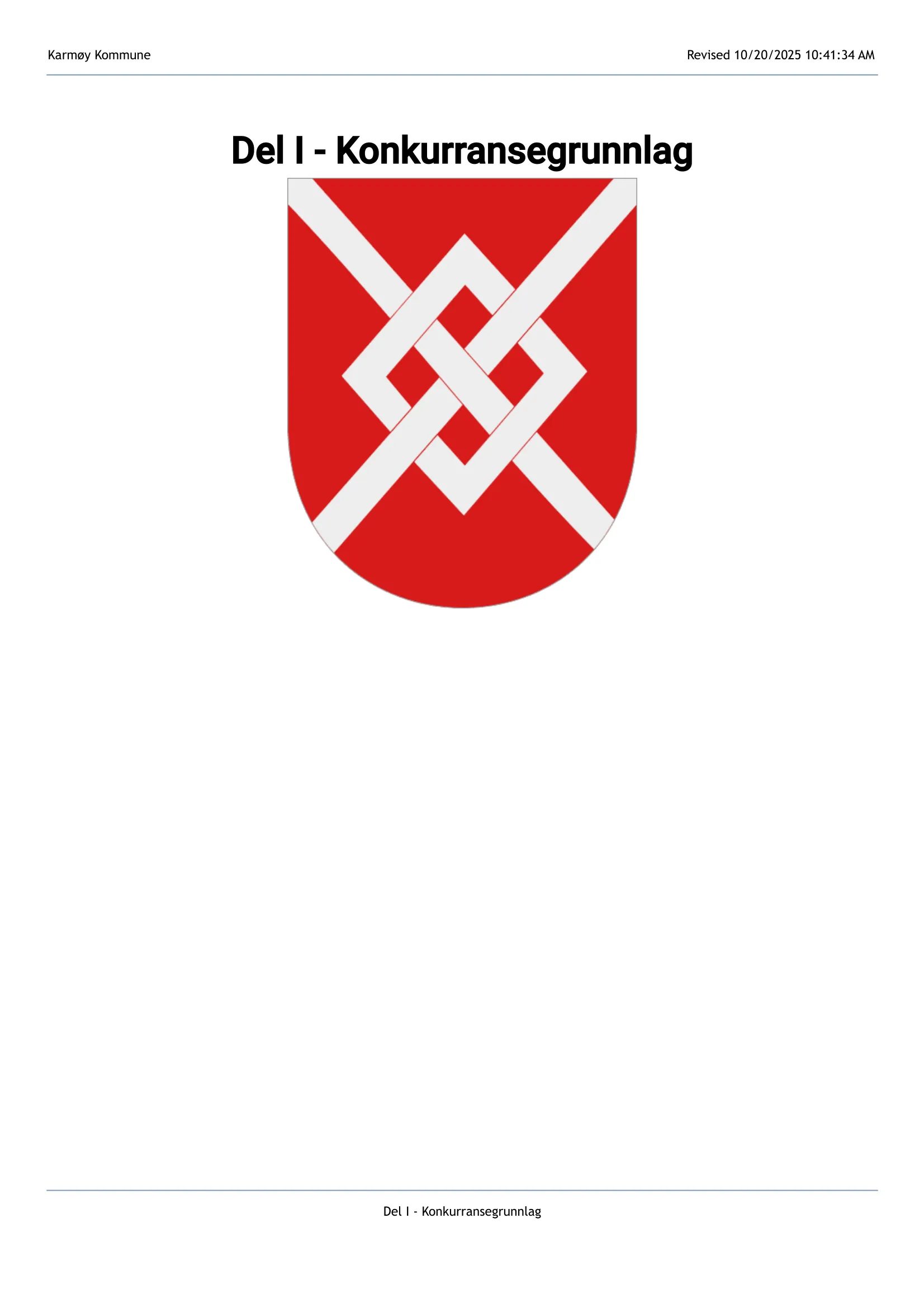 Konkurransebeskrivelse