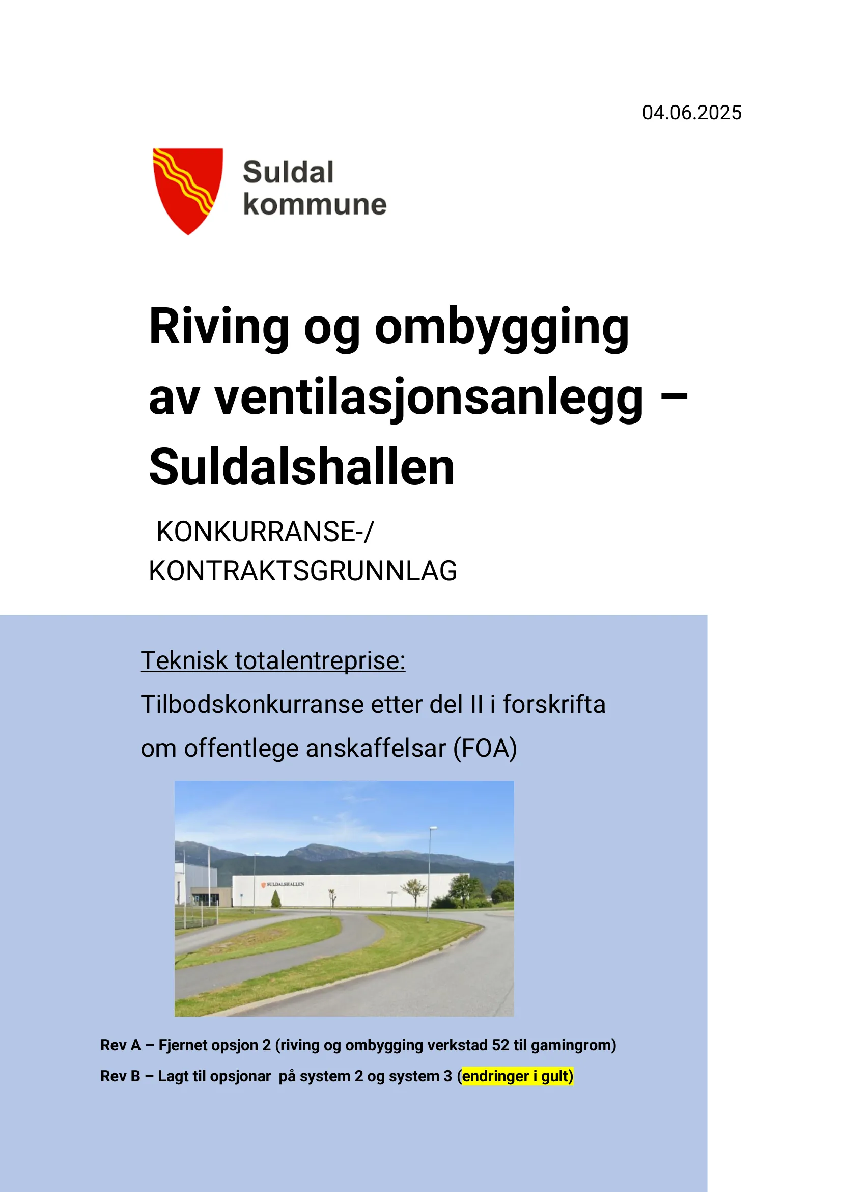 Konkurransebeskrivelse